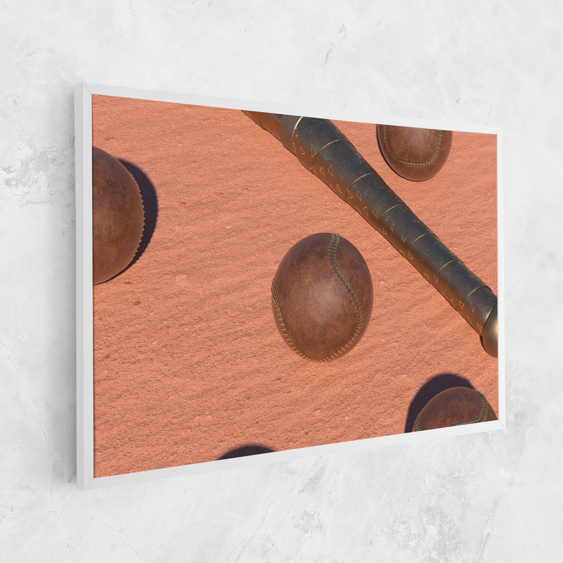 Tablou Canvas Baseball Set On Send mockup 1