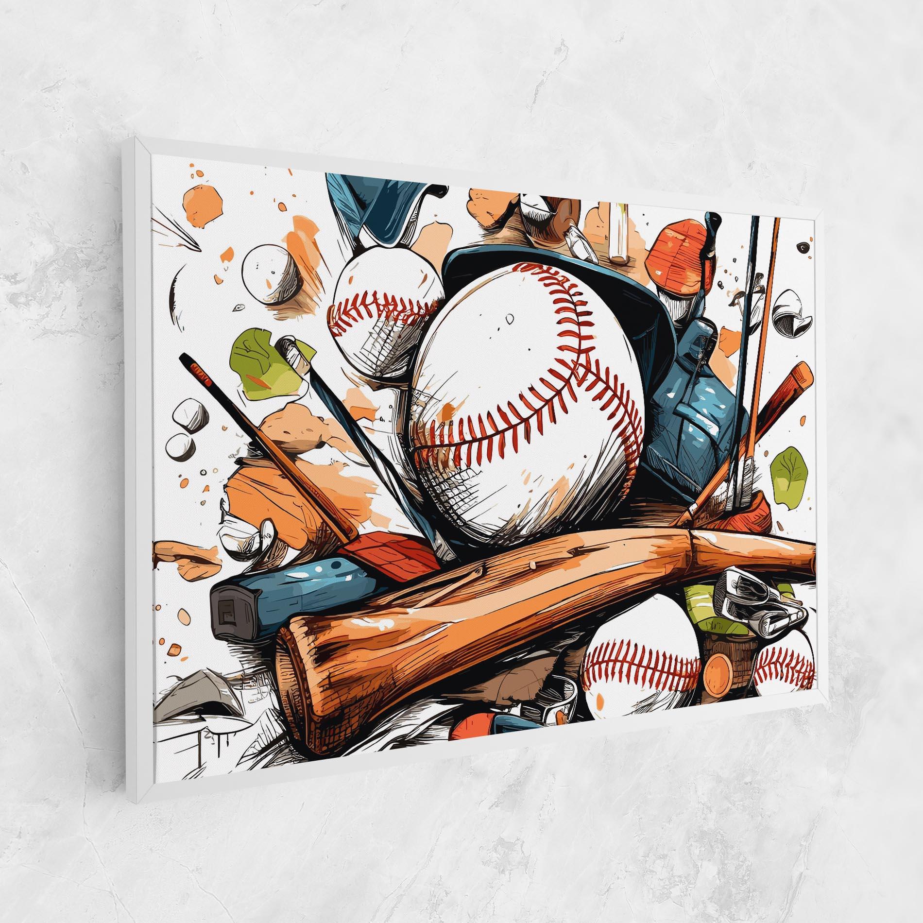 Tablou Canvas Baseball Trash mockup 1