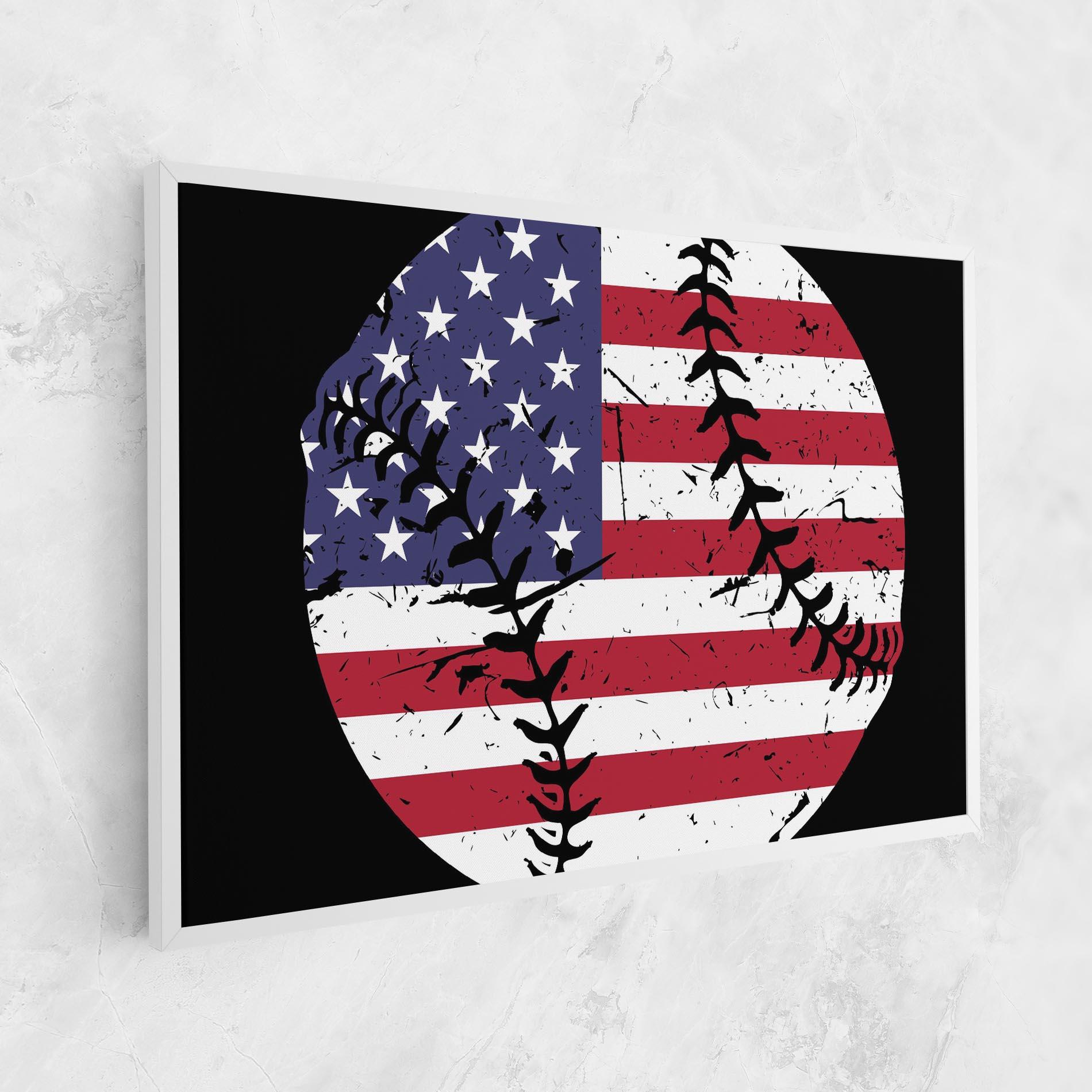 Tablou Canvas Baseball Usa mockup 1
