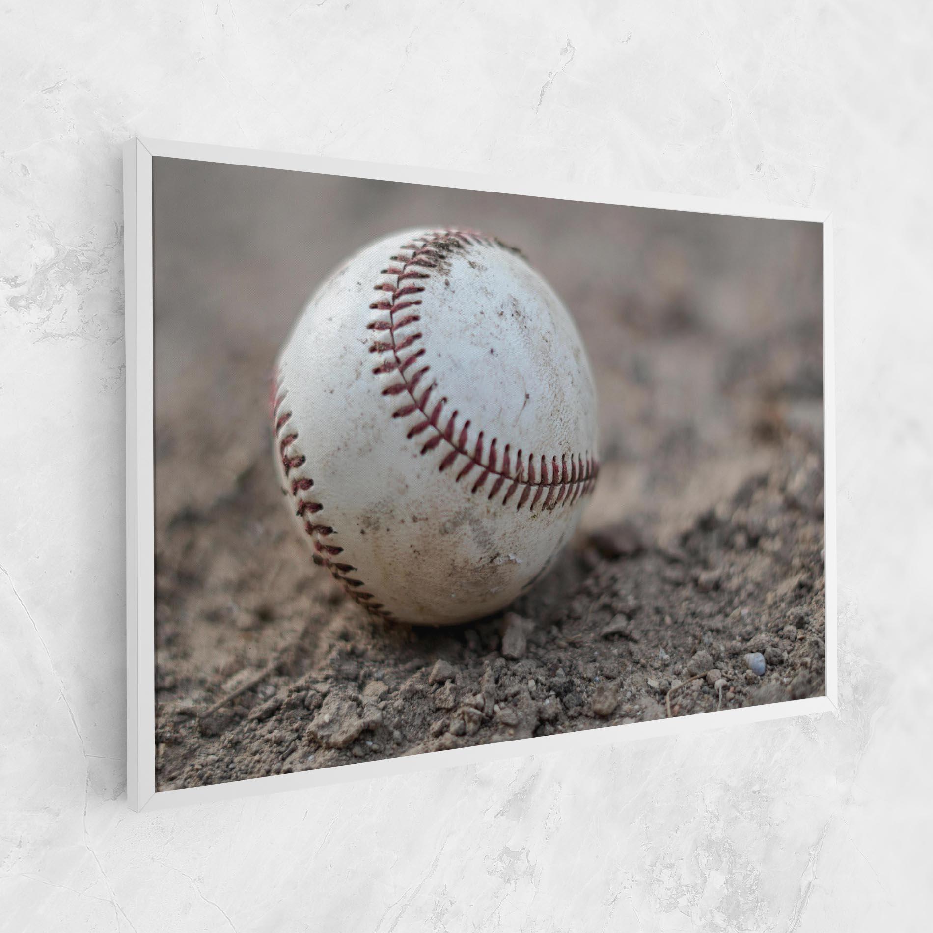 Tablou Canvas Dusty Baseball Ball mockup 1