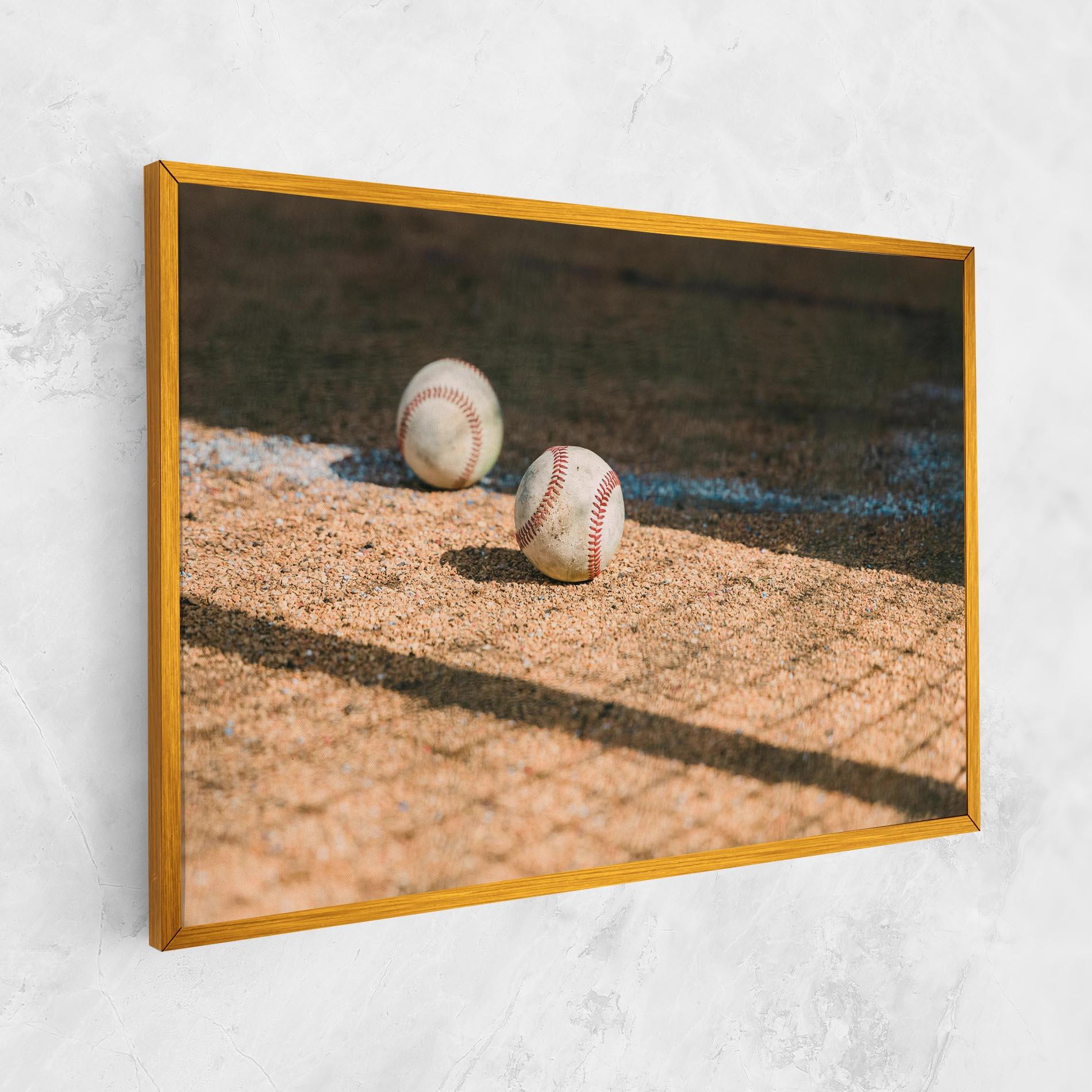 Tablou Canvas Baseball Balls mockup 1
