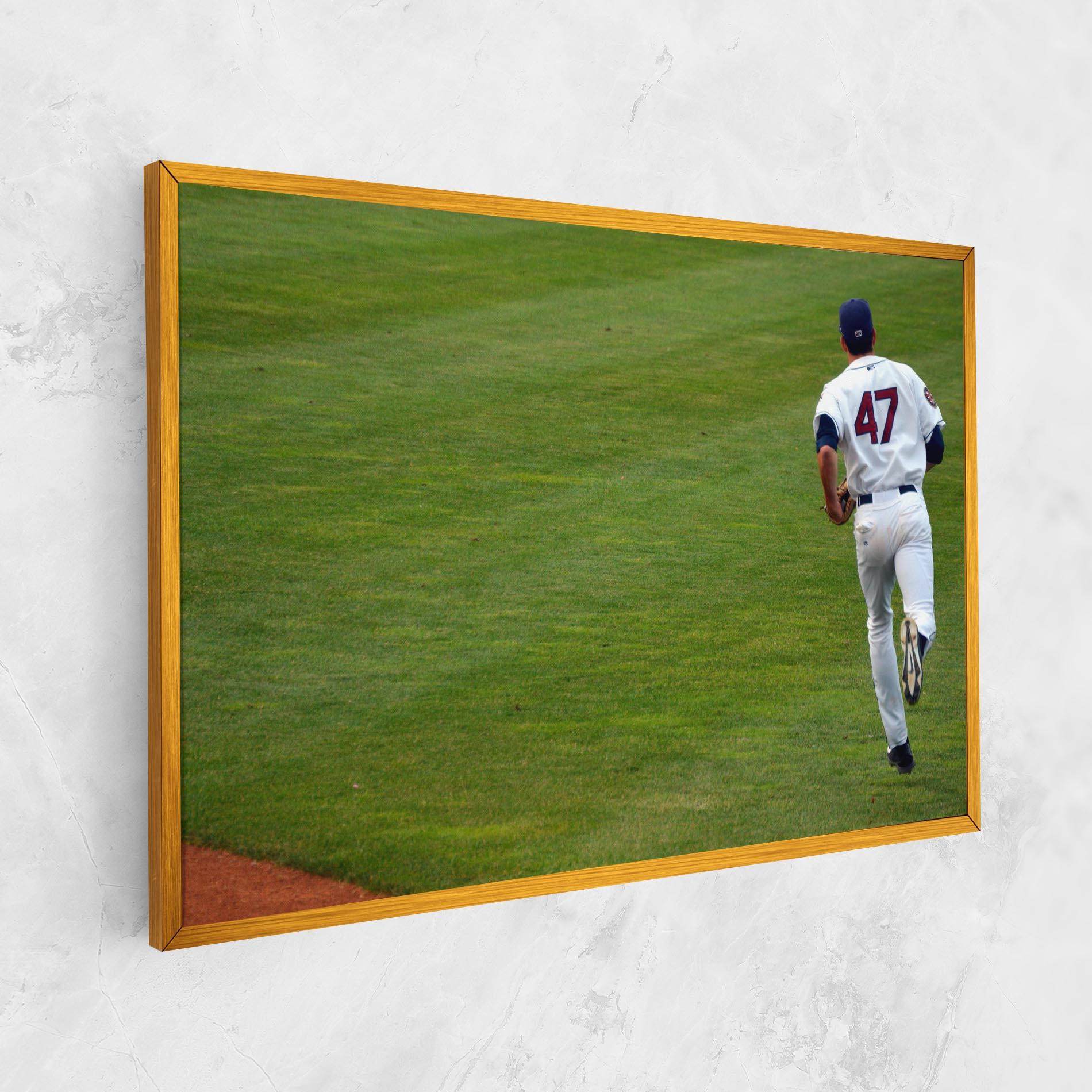 Tablou Canvas Baseball Player mockup 1