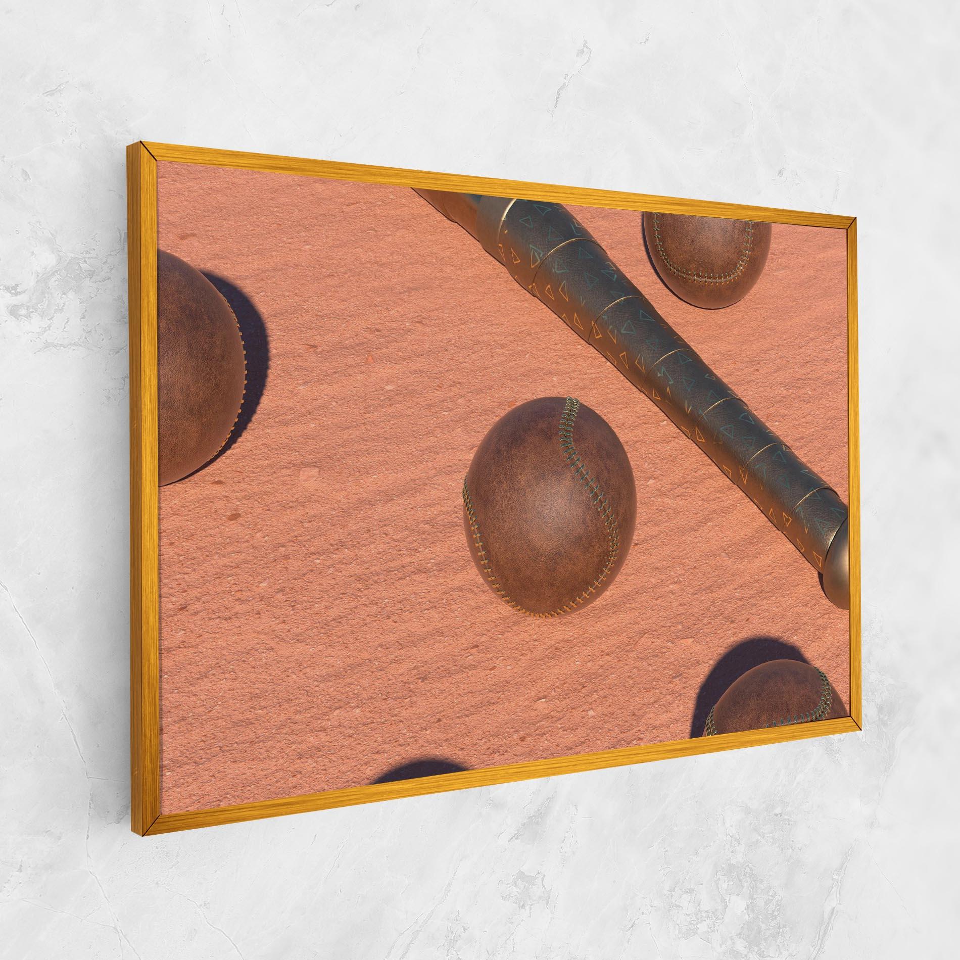 Tablou Canvas Baseball Set On Send mockup 1