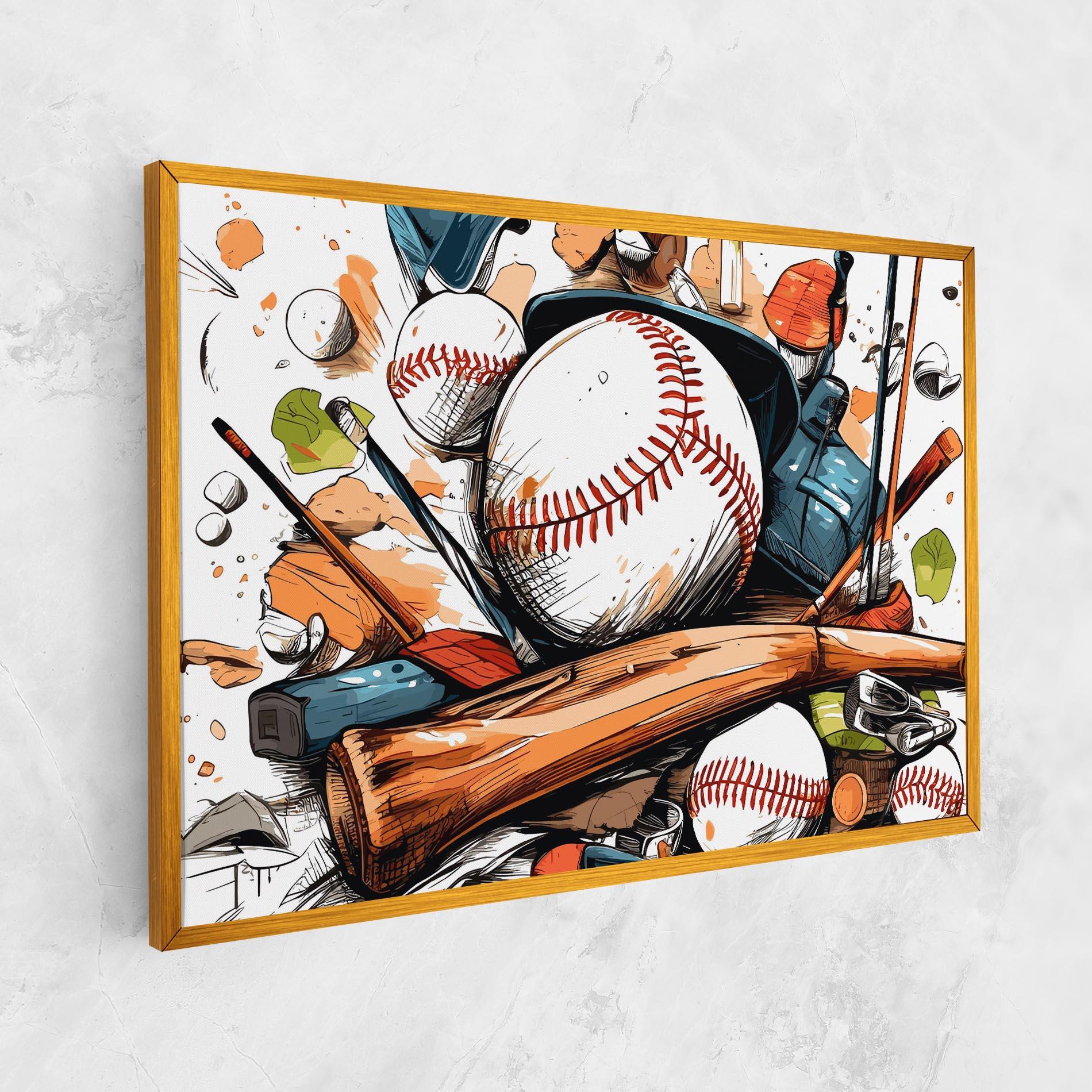 Tablou Canvas Baseball Trash mockup 1