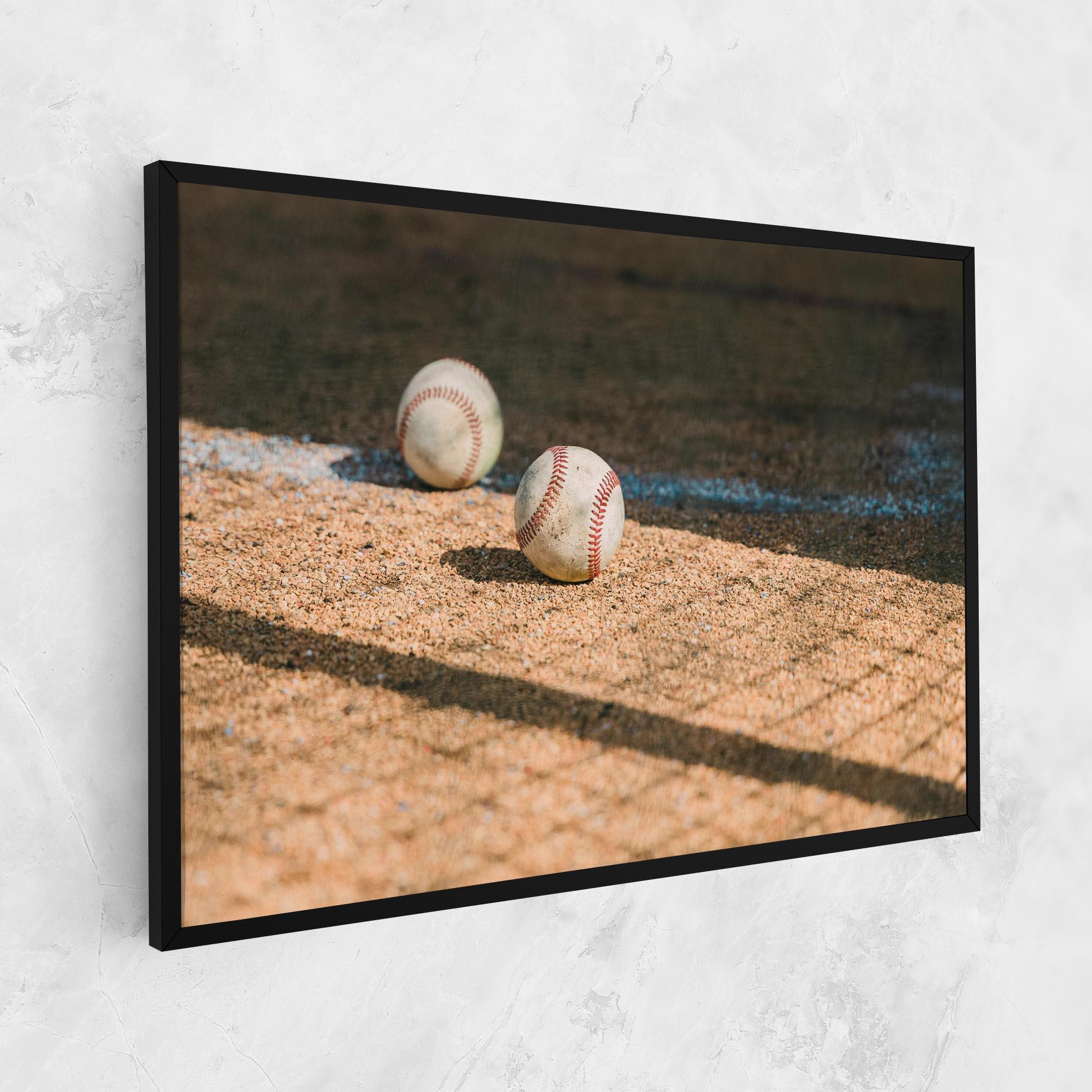 Tablou Canvas Baseball Balls mockup 1