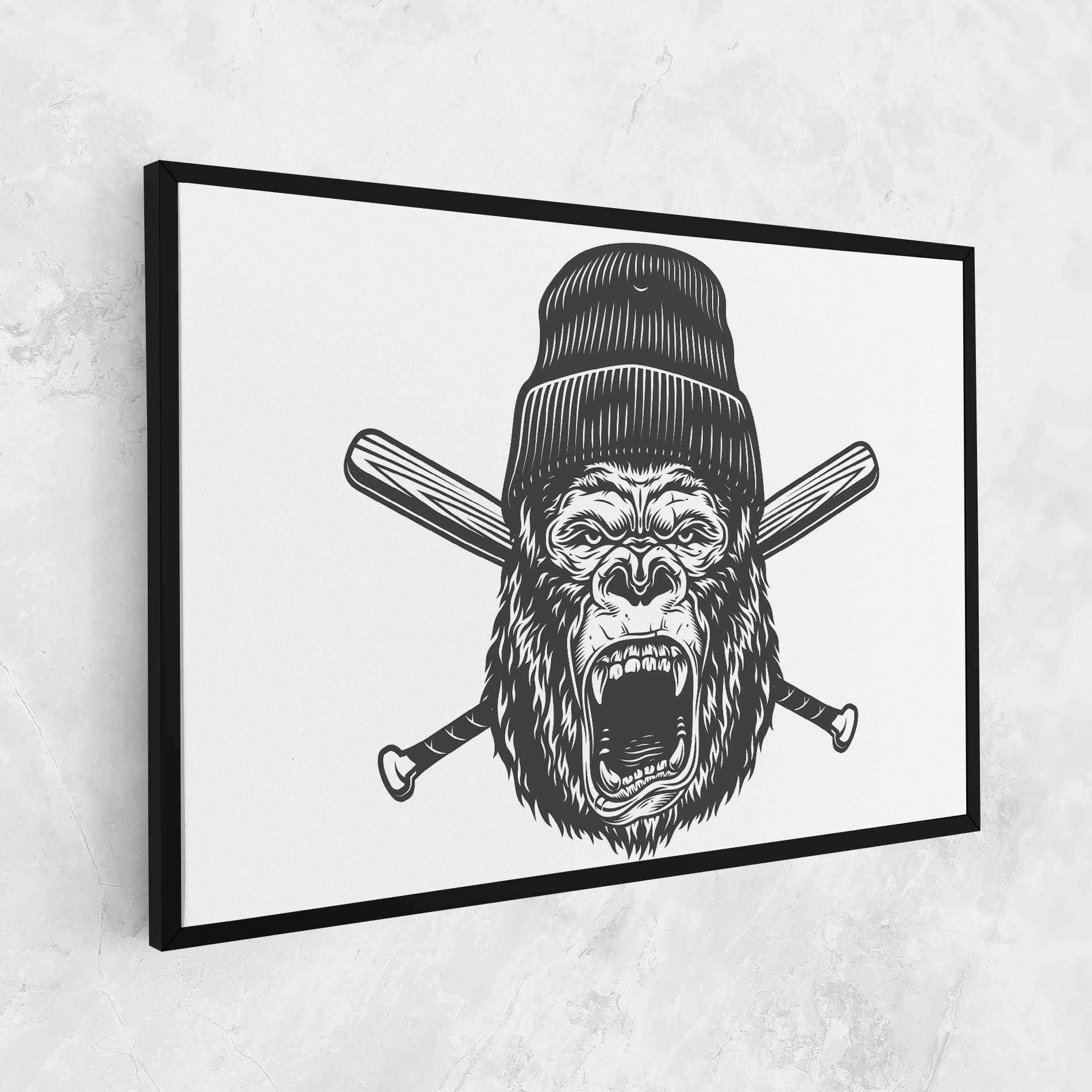 Baseball Gorilla mockup 1