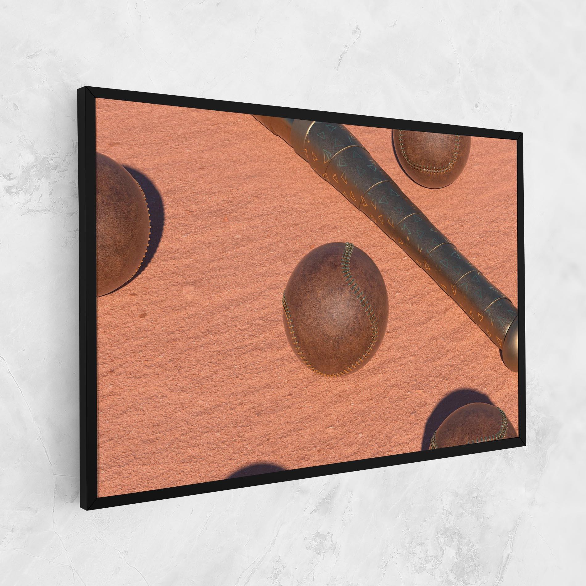 Tablou Canvas Baseball Set On Send mockup 1