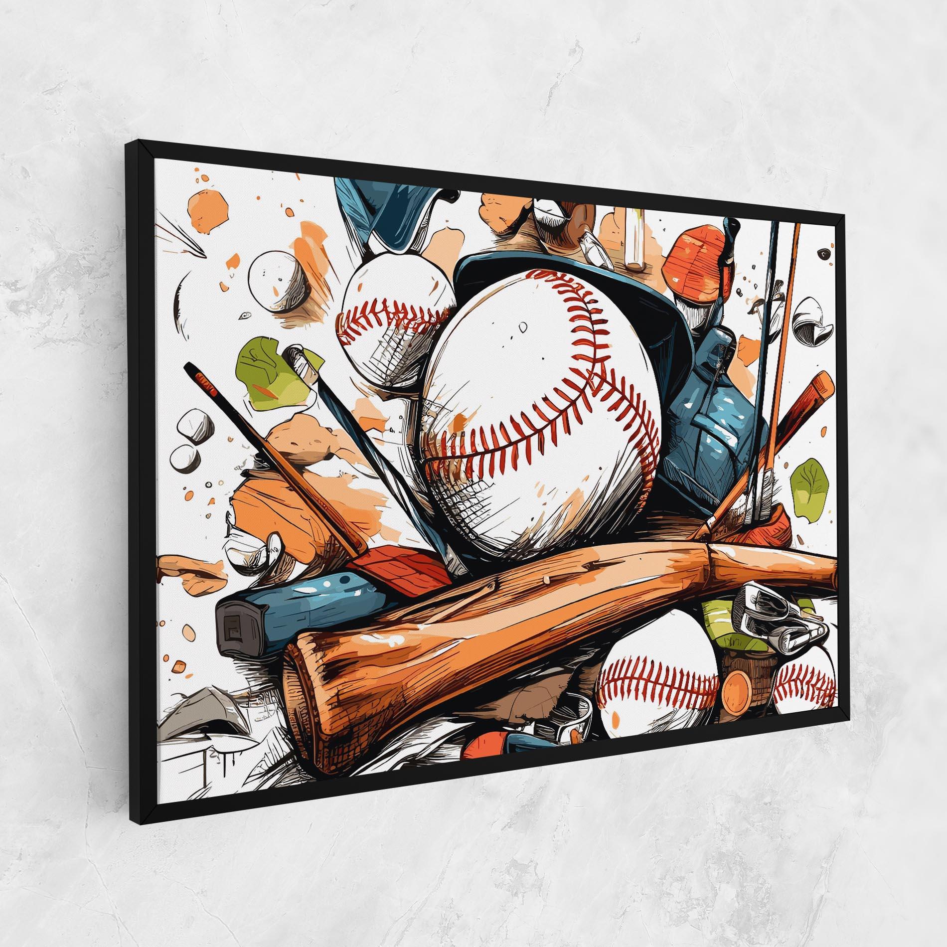 Tablou Canvas Baseball Trash mockup 1