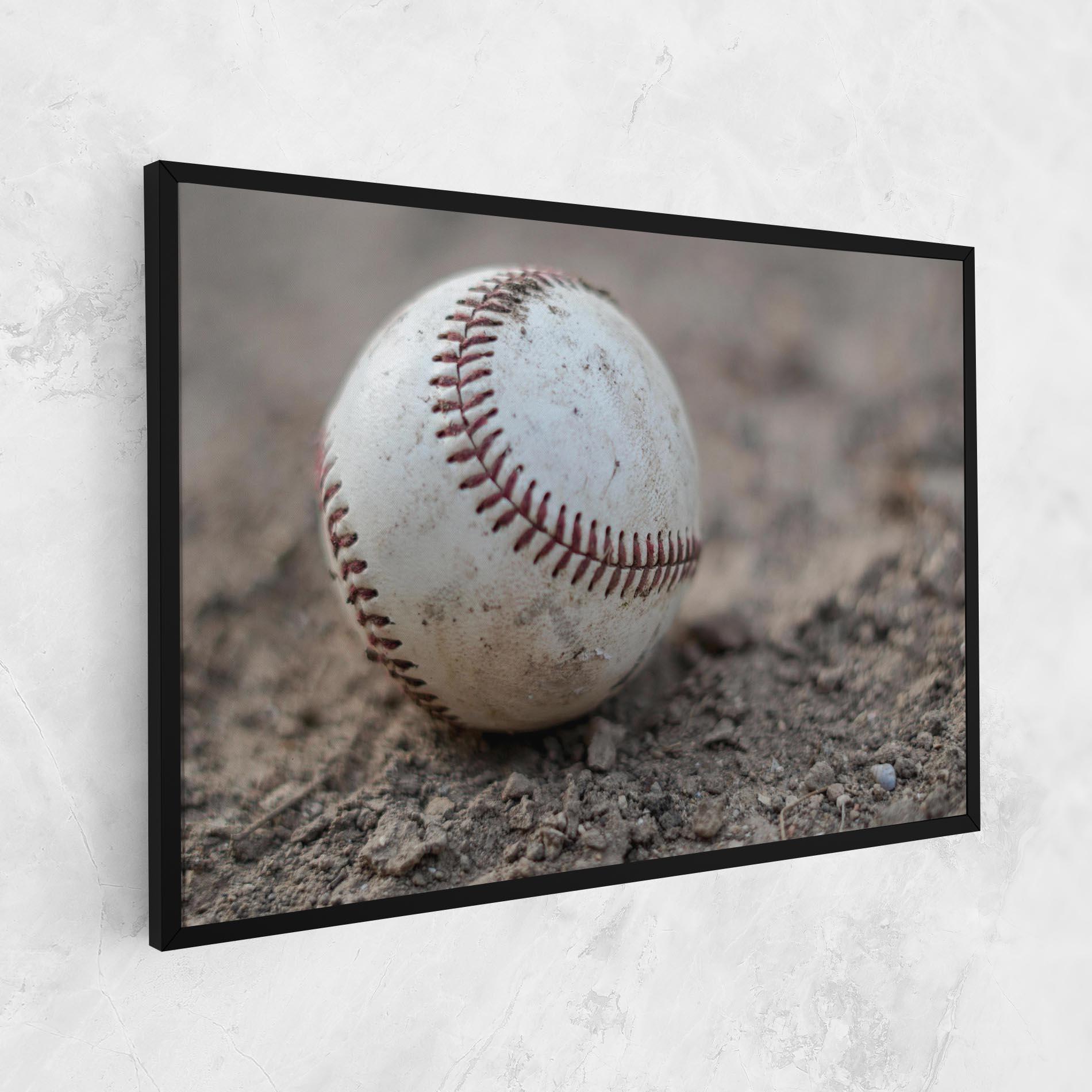 Tablou Canvas Dusty Baseball Ball mockup 1