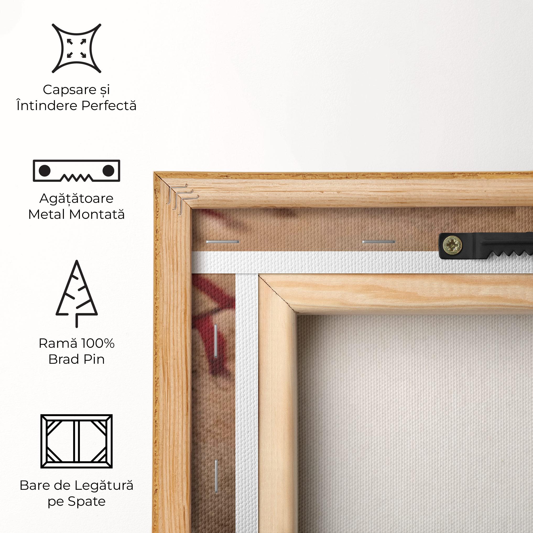 Tablou Canvas Baseball Ball Close Up mockup 5