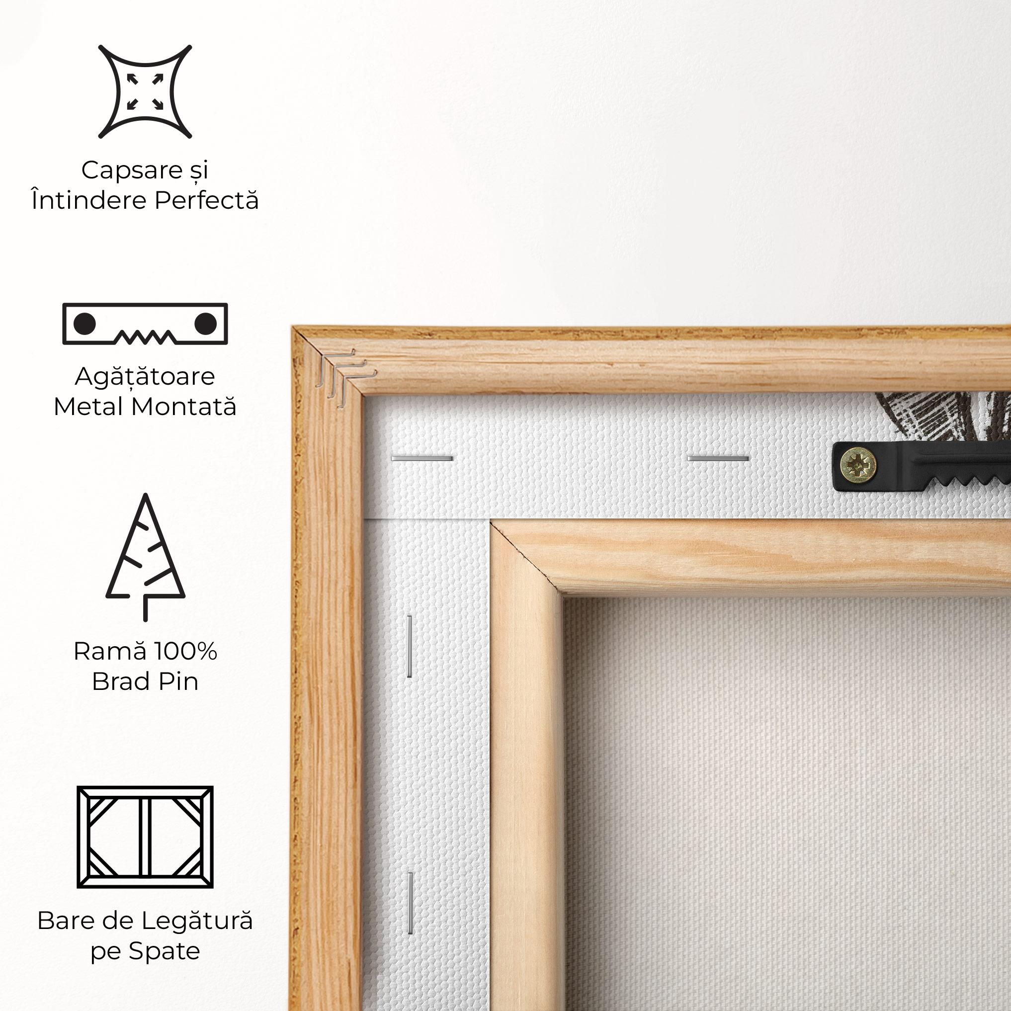 Tablou Canvas Baseball Player Line mockup 5