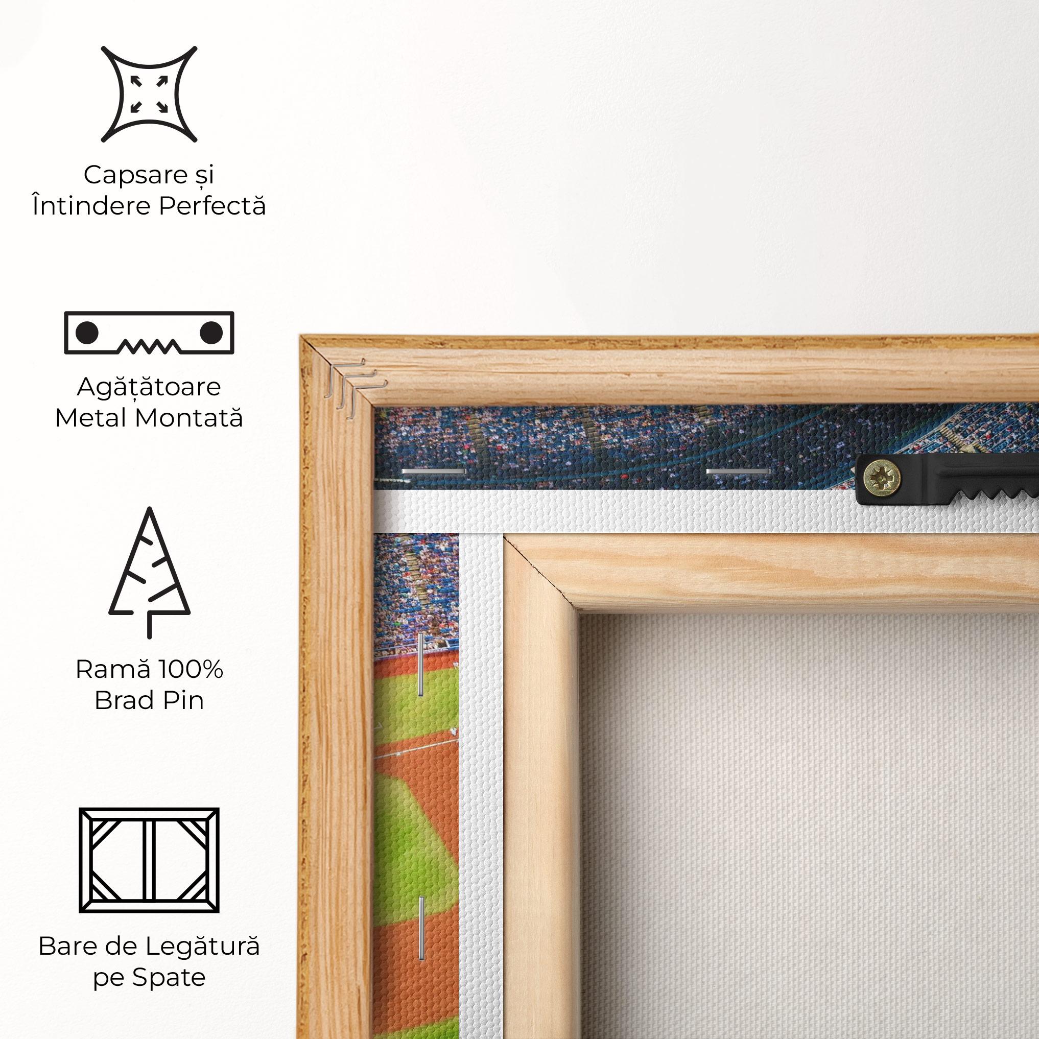 Tablou Canvas Green Baseball Field mockup 5