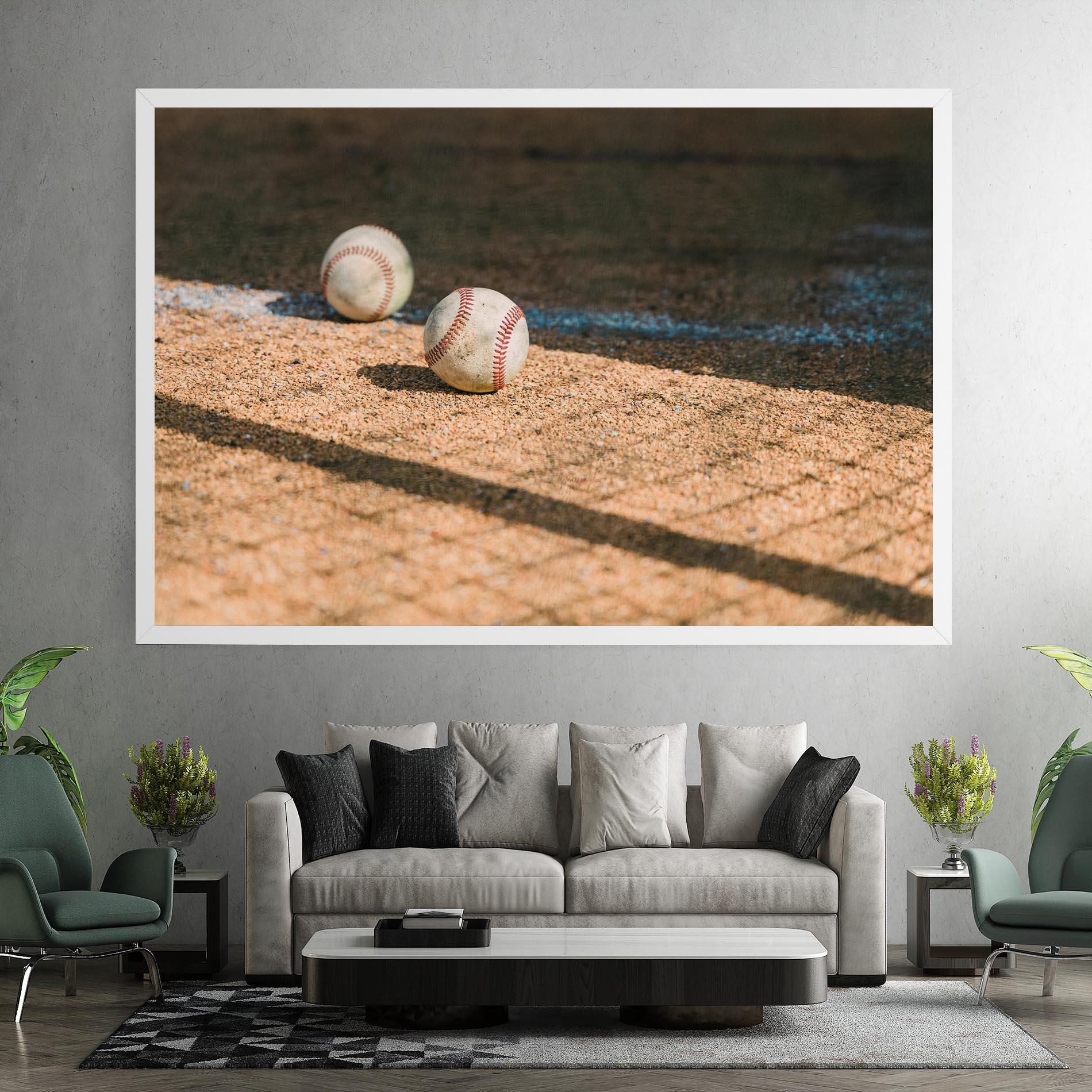 Tablou Canvas Baseball Balls mockup 7