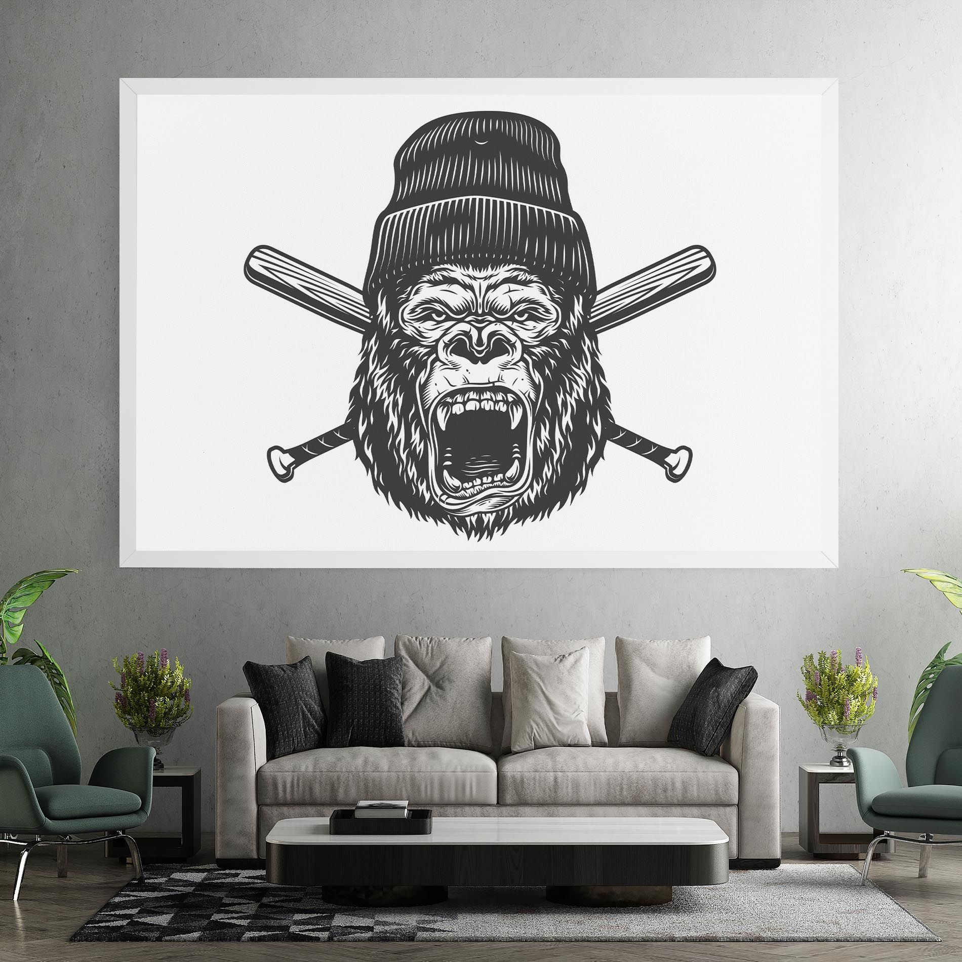 Baseball Gorilla mockup 7