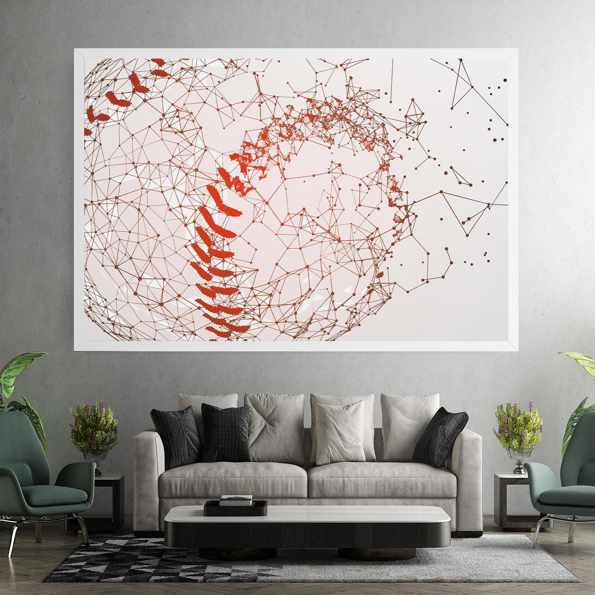 Baseball Line Art mockup 7