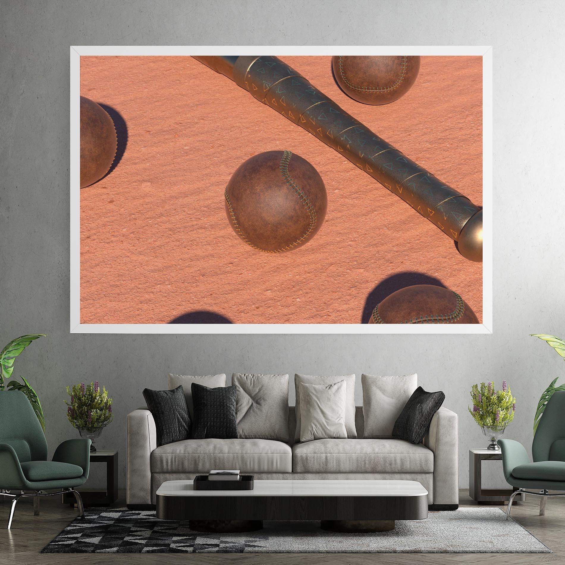 Tablou Canvas Baseball Set On Send mockup 7