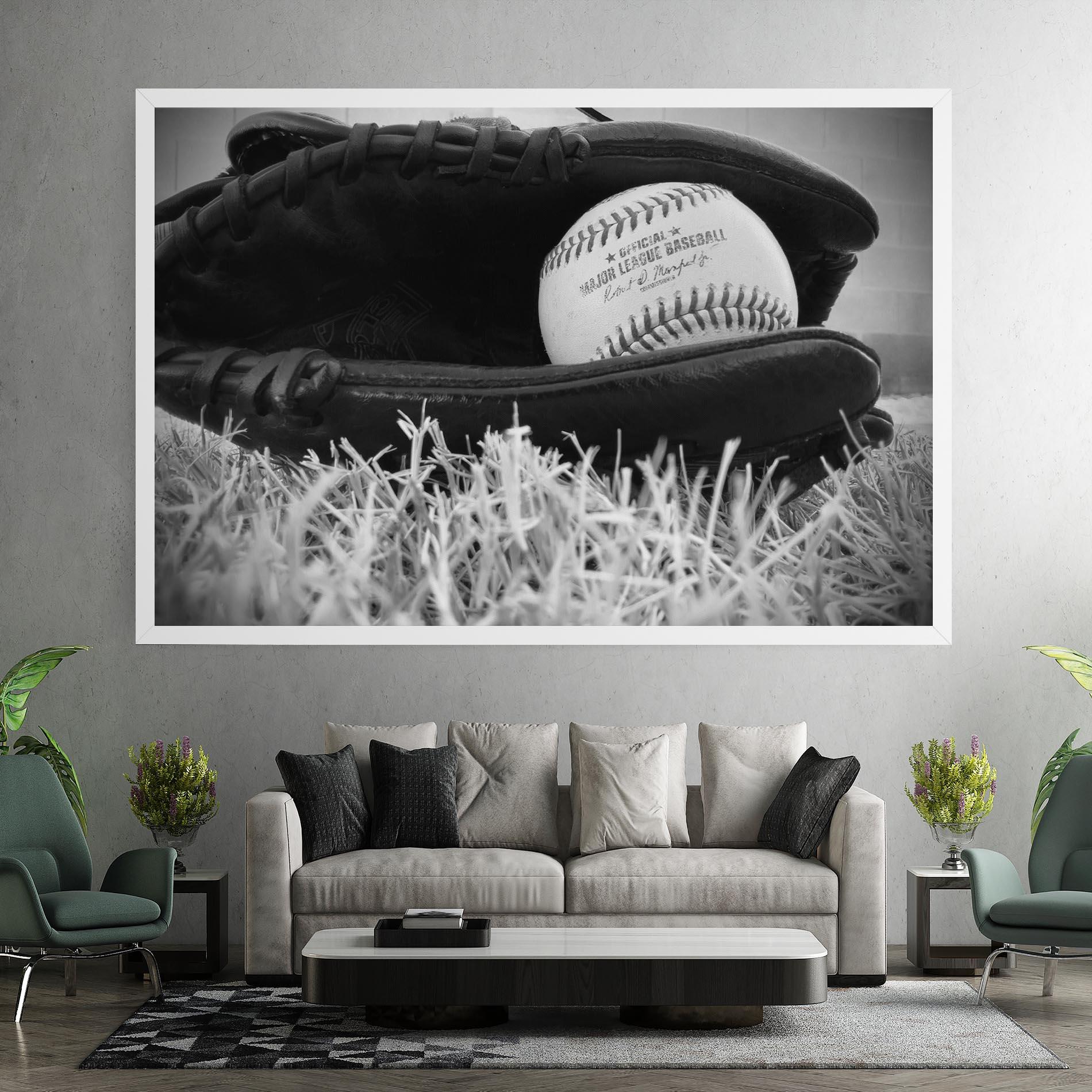 Tablou Canvas Black Baseball Glove mockup 7