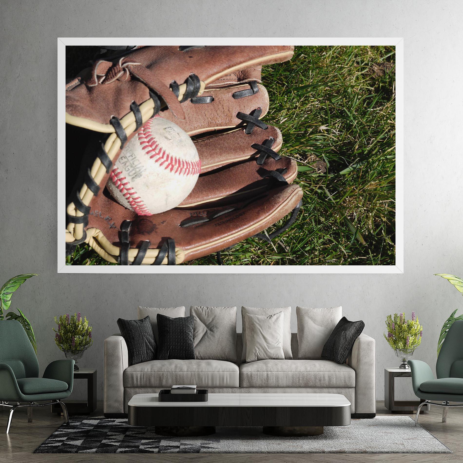 Tablou Canvas Brown Baseball Glove mockup 7