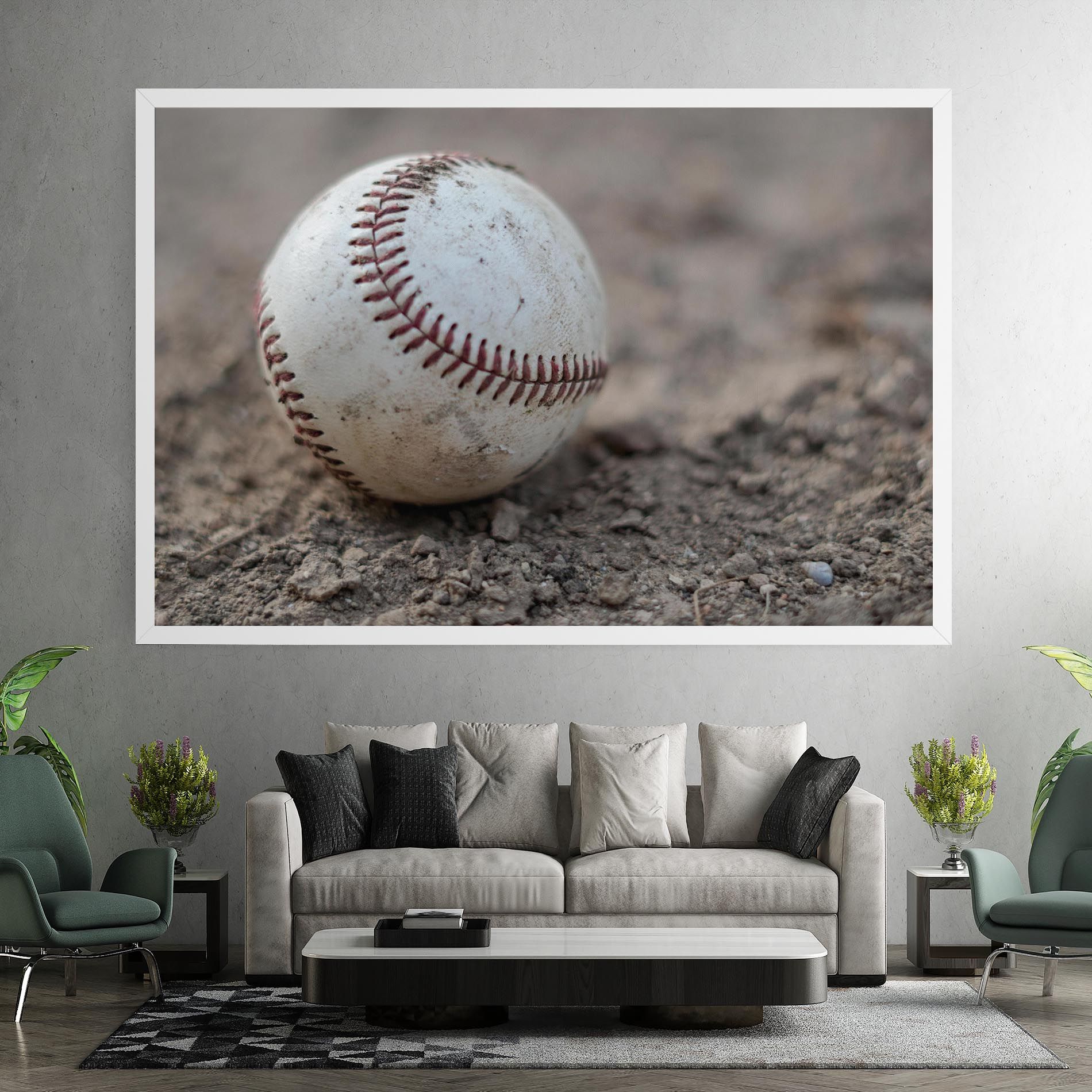 Dusty Baseball Ball mockup 7