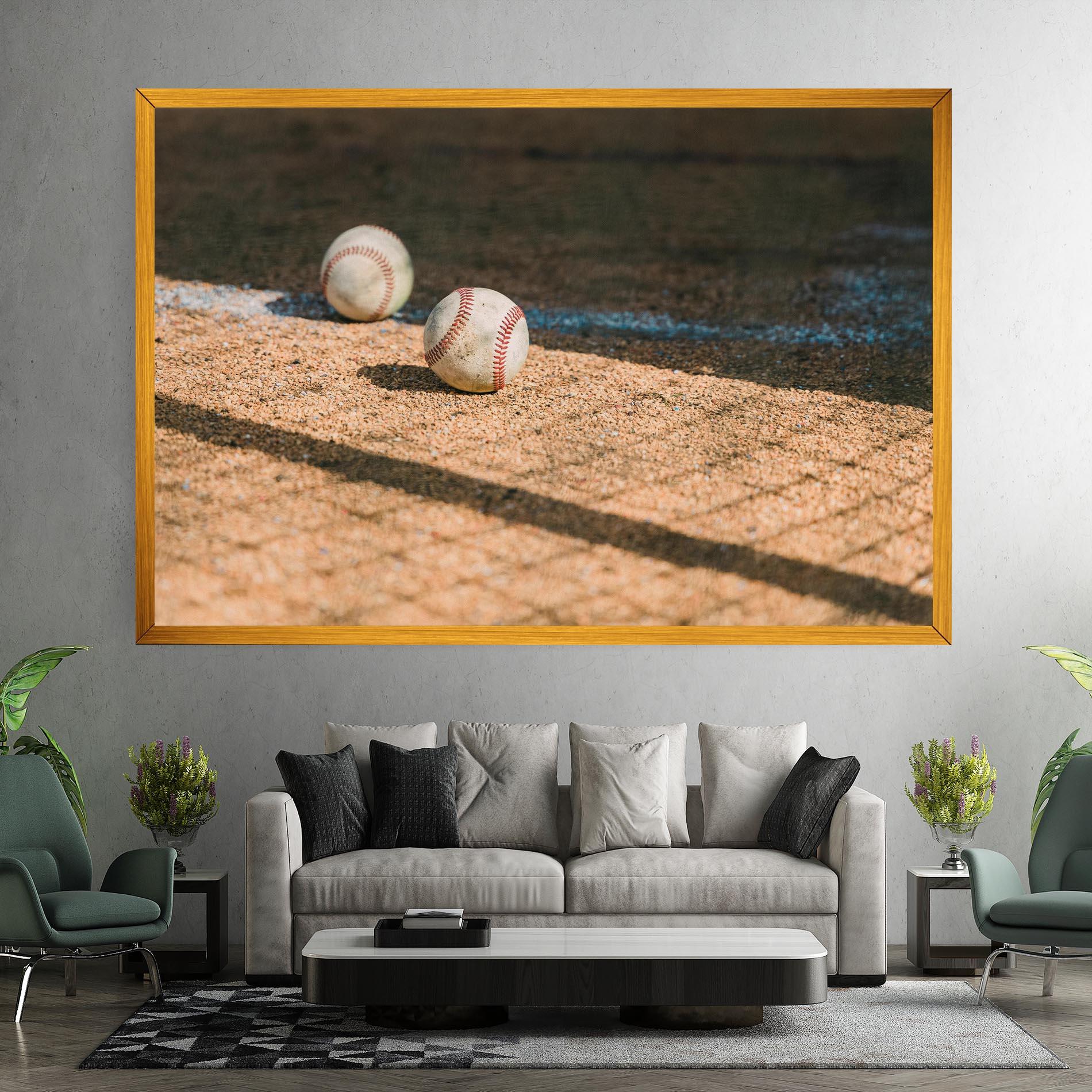 Tablou Canvas Baseball Balls mockup 7