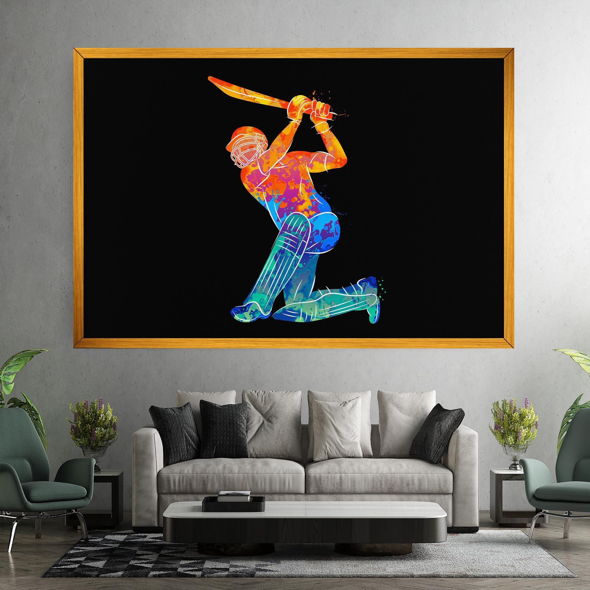 Tablou Canvas Baseball Color Art mockup 7