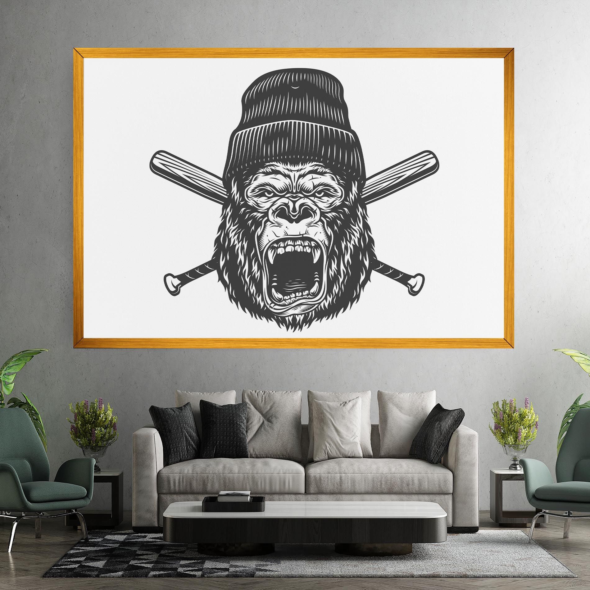 Baseball Gorilla mockup 7