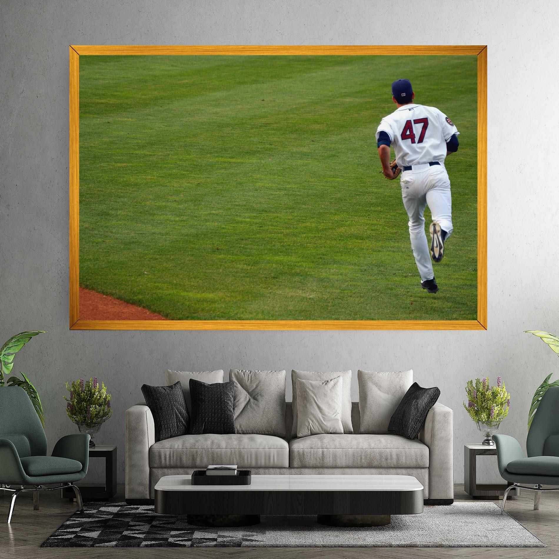 Tablou Canvas Baseball Player mockup 7