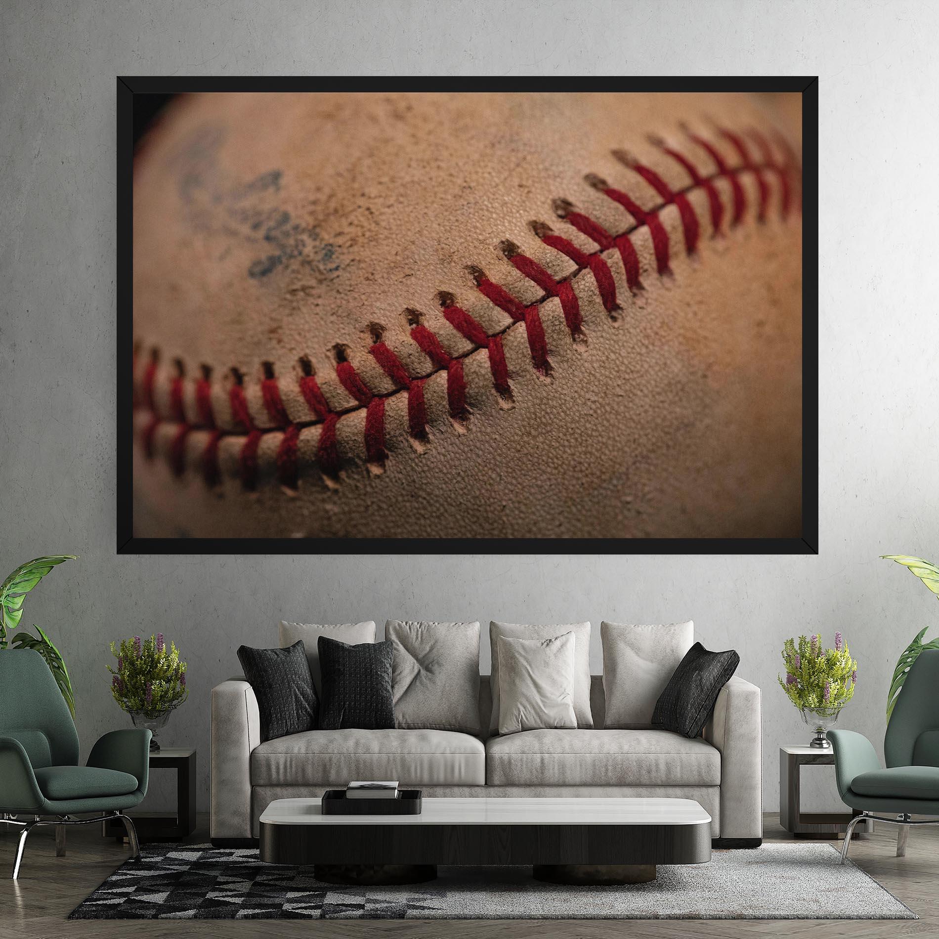Tablou Canvas Baseball Ball Close Up mockup 7