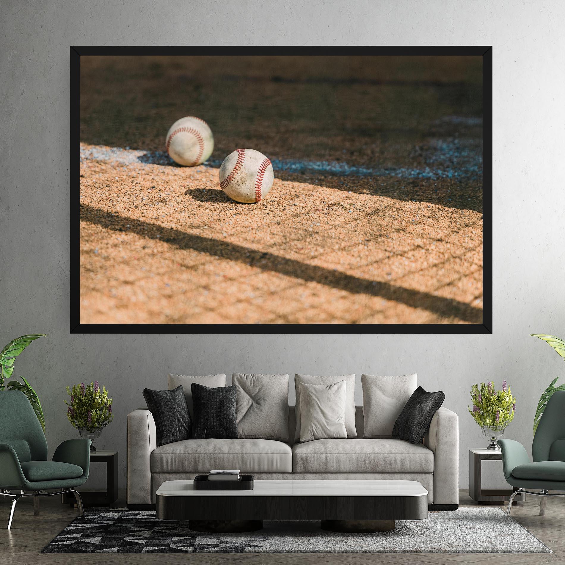 Tablou Canvas Baseball Balls mockup 7