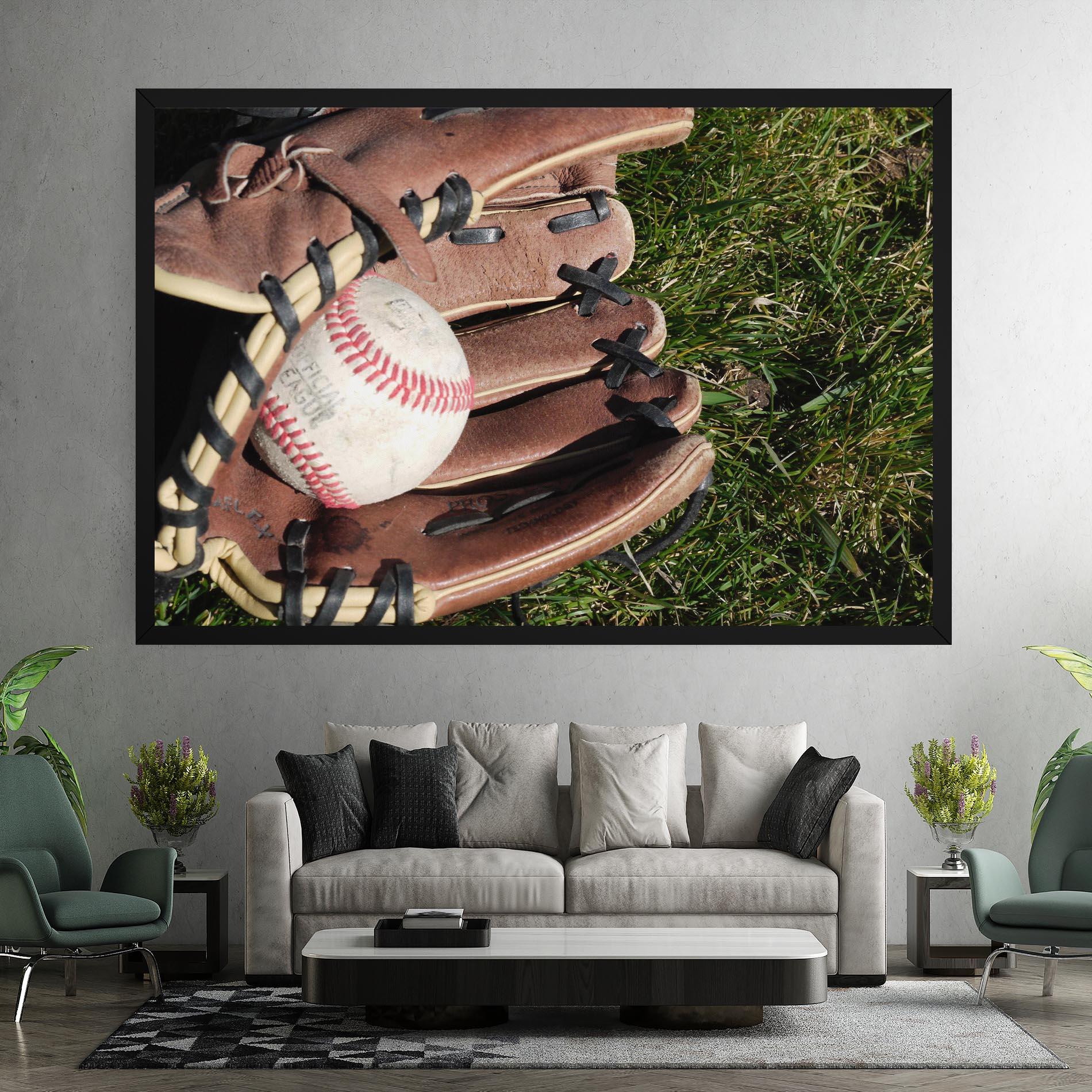 Tablou Canvas Brown Baseball Glove mockup 7