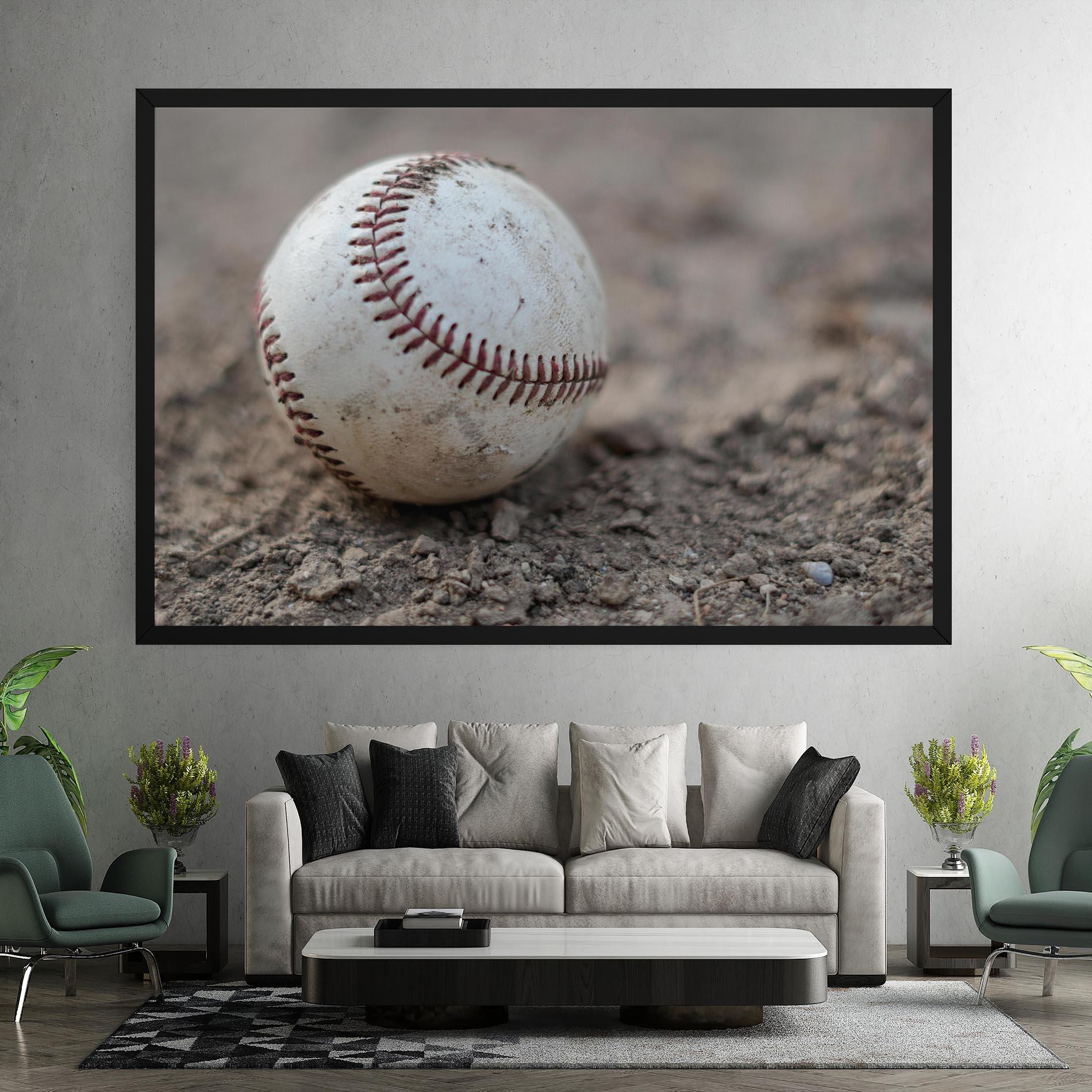 Tablou Canvas Dusty Baseball Ball mockup 7