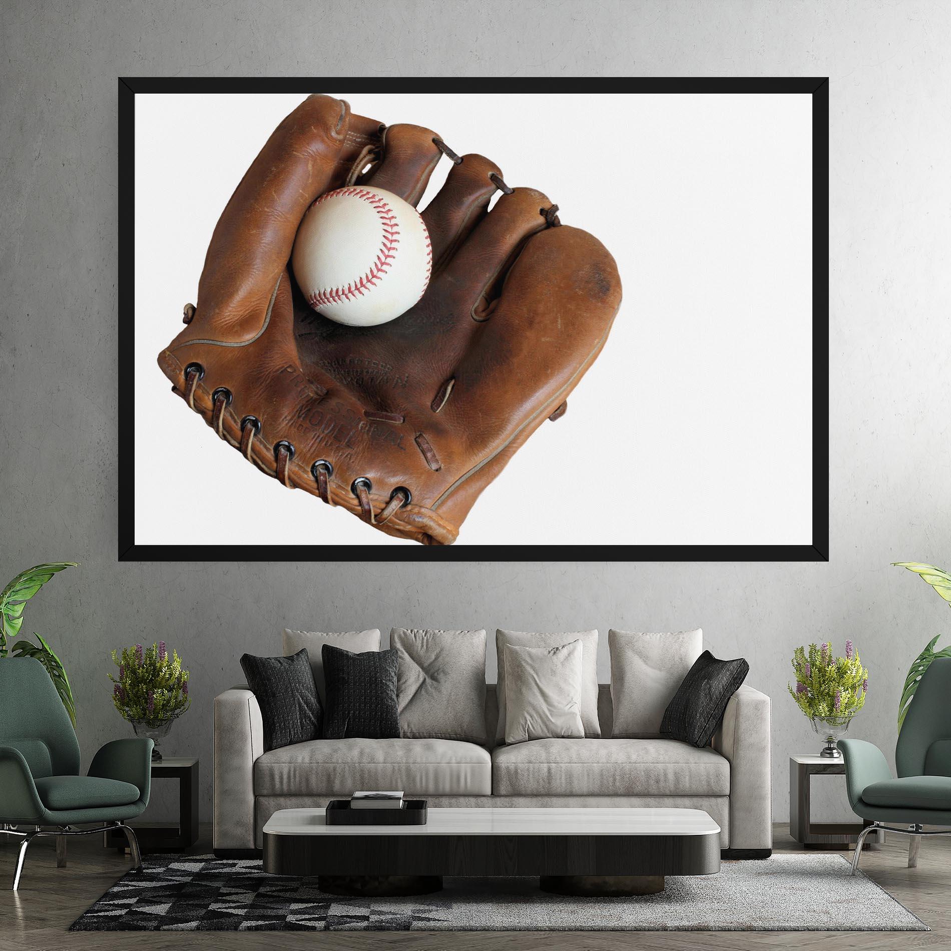 Tablou Canvas Holding Baseball Ball mockup 7