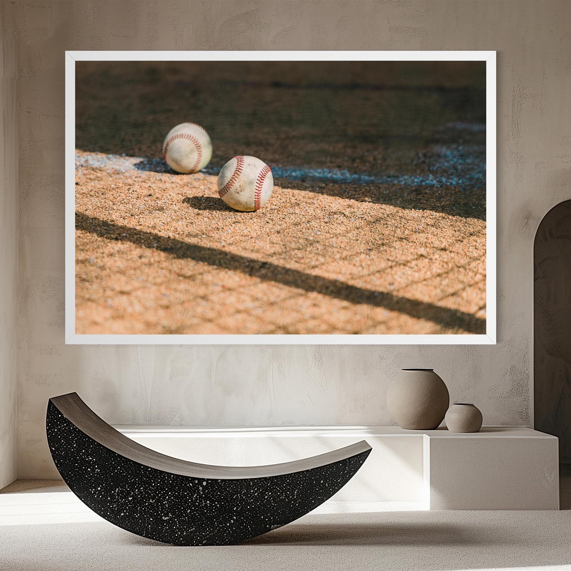 Tablou Canvas Baseball Balls mockup 8