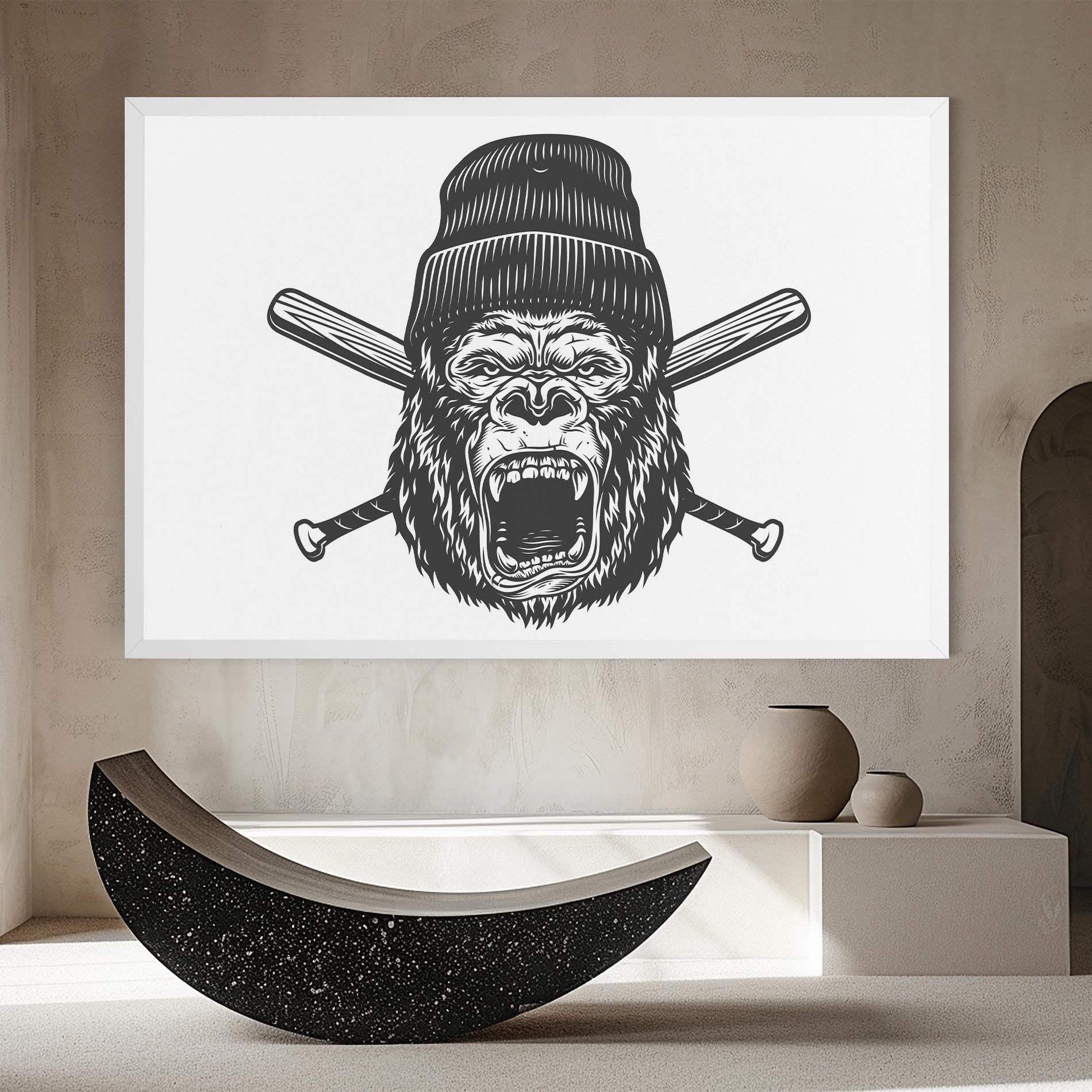 Baseball Gorilla mockup 8
