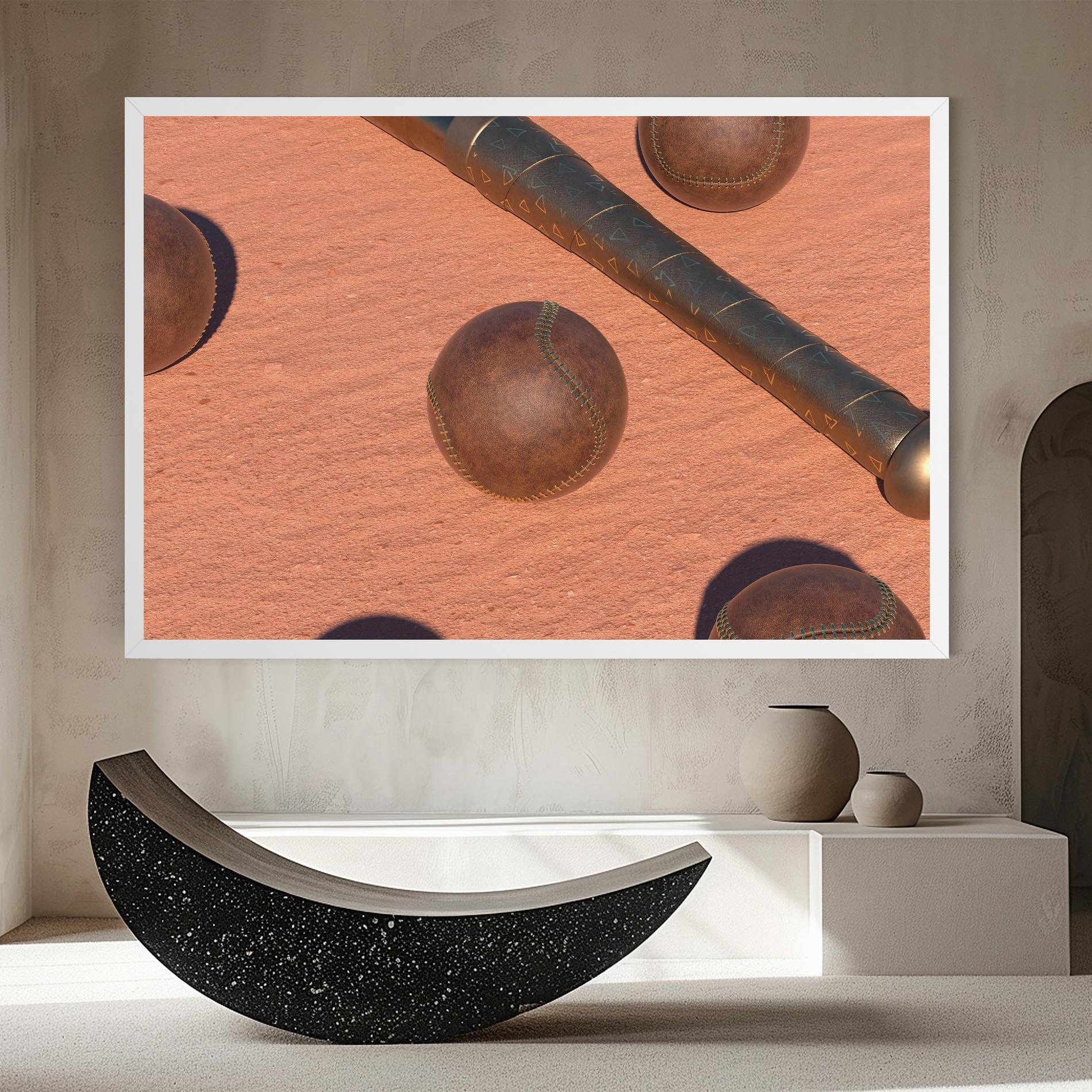 Tablou Canvas Baseball Set On Send mockup 8