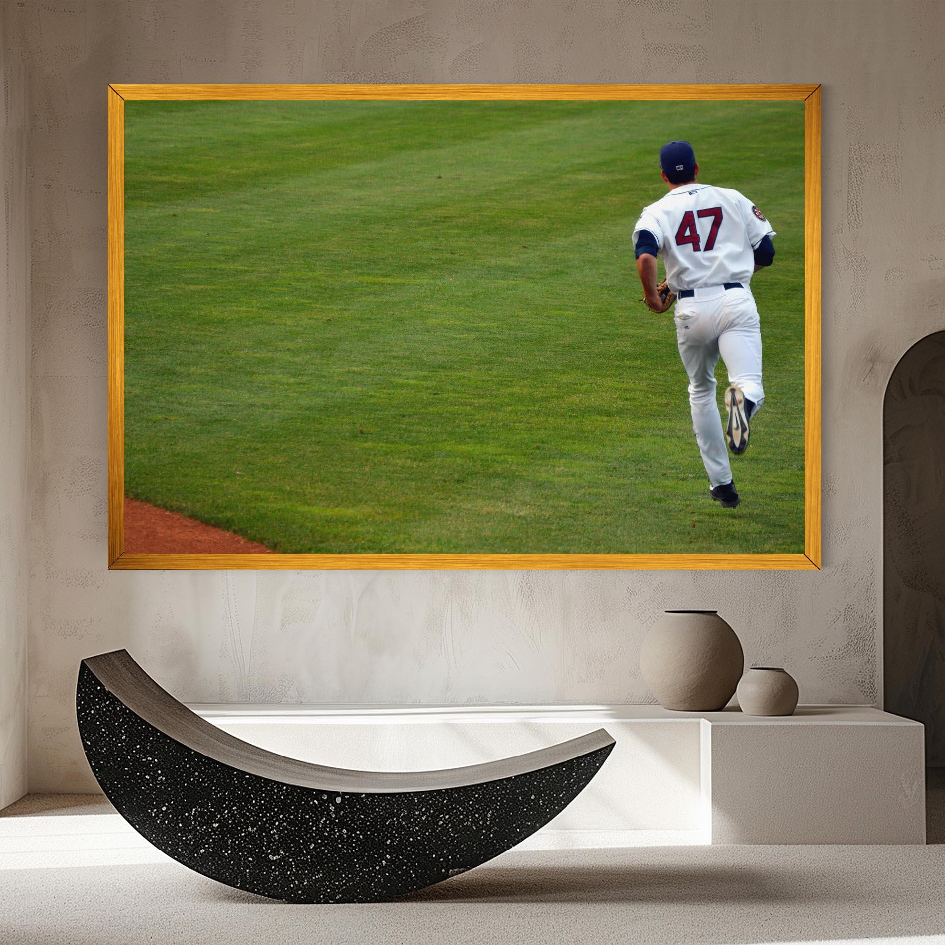 Tablou Canvas Baseball Player mockup 8