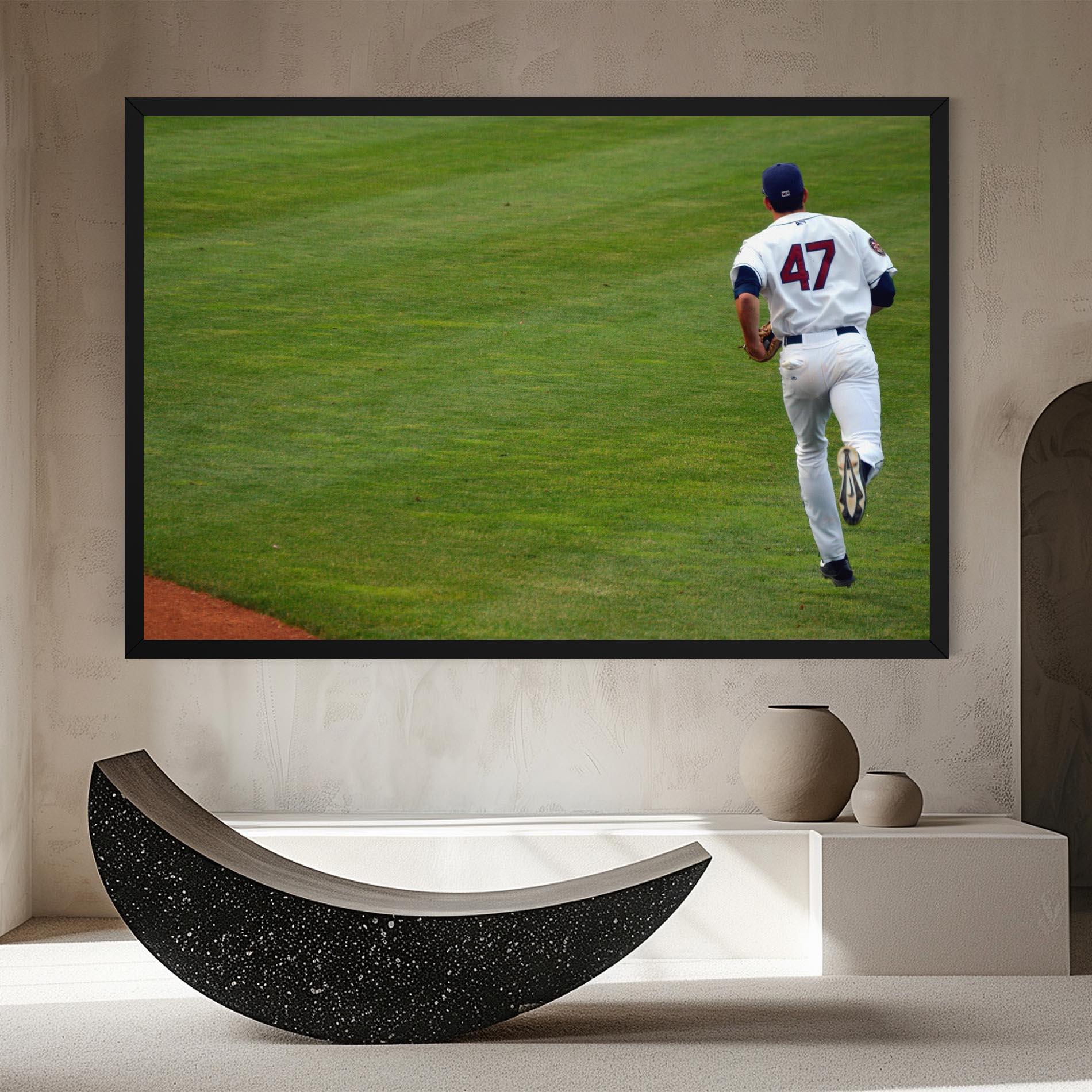 Tablou Canvas Baseball Player mockup 8