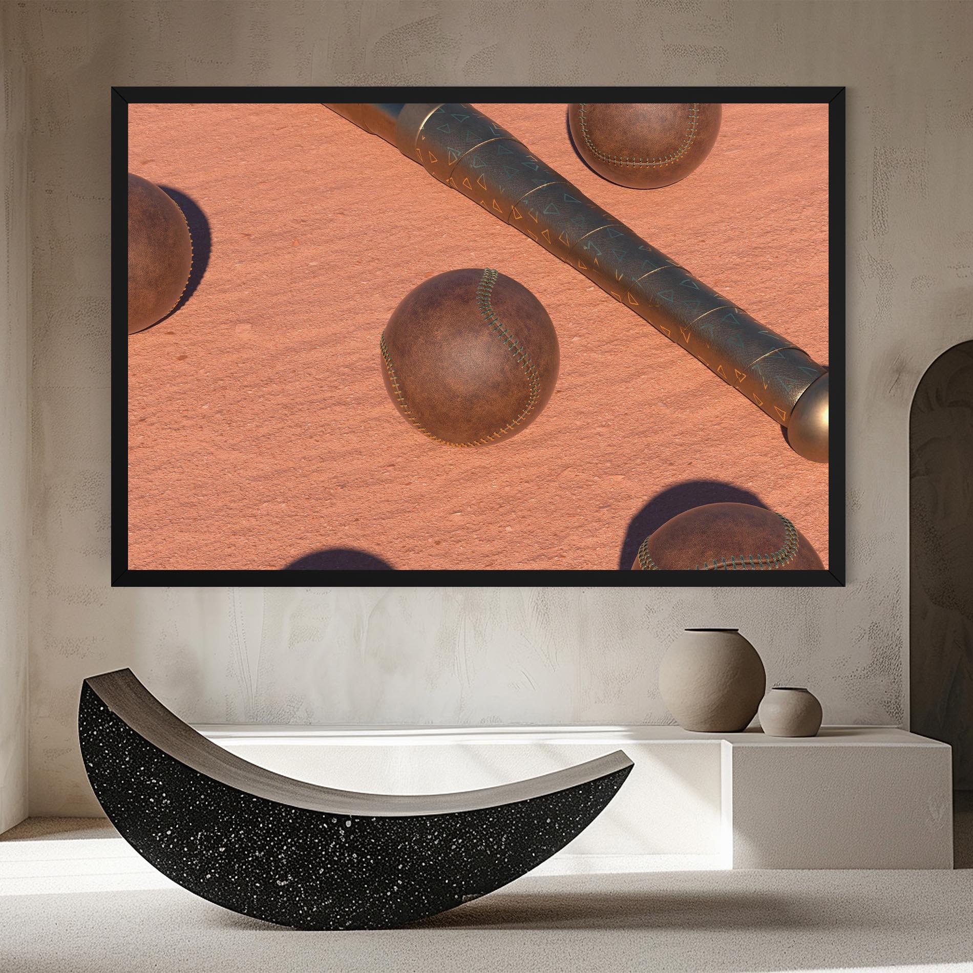 Tablou Canvas Baseball Set On Send mockup 8