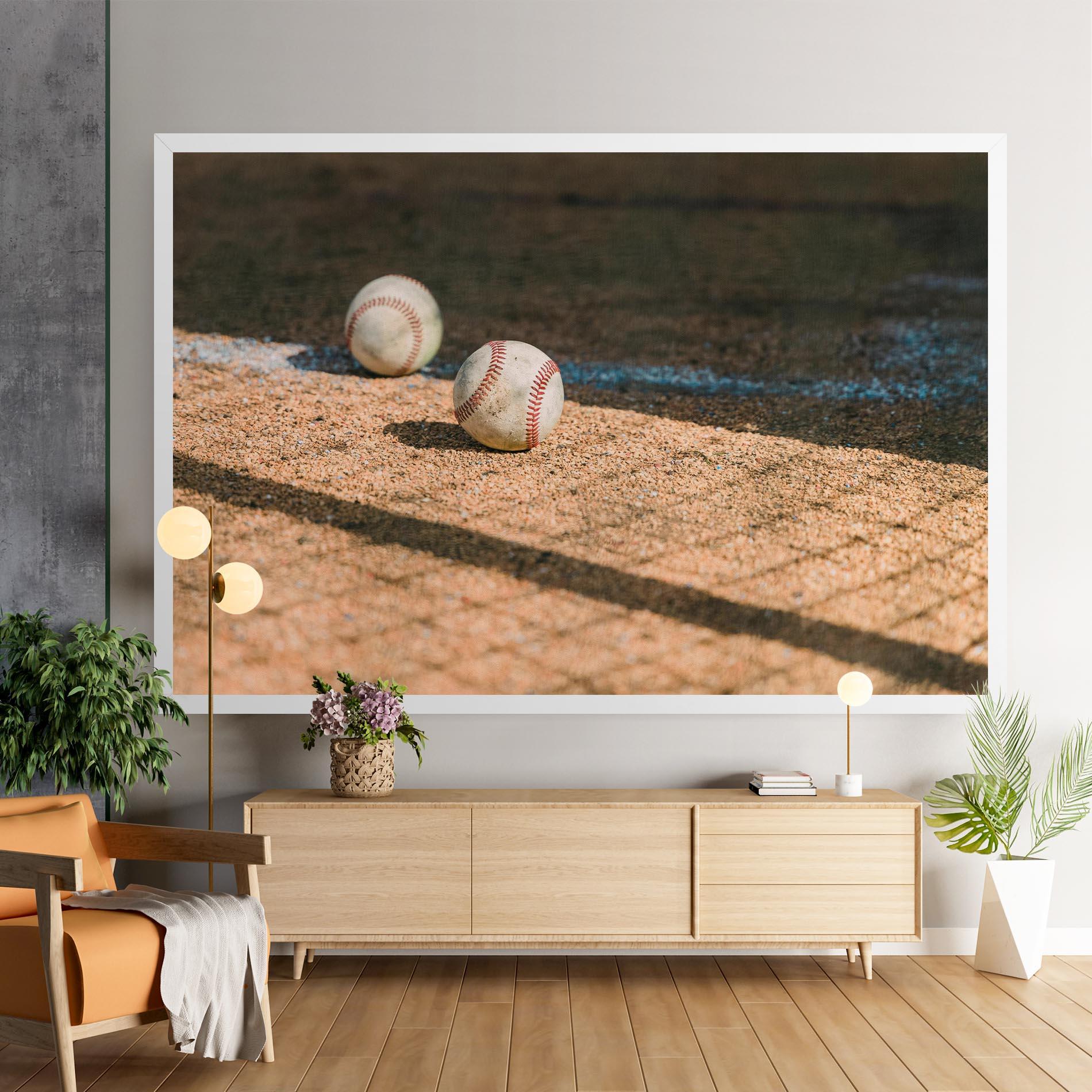 Tablou Canvas Baseball Balls mockup 9