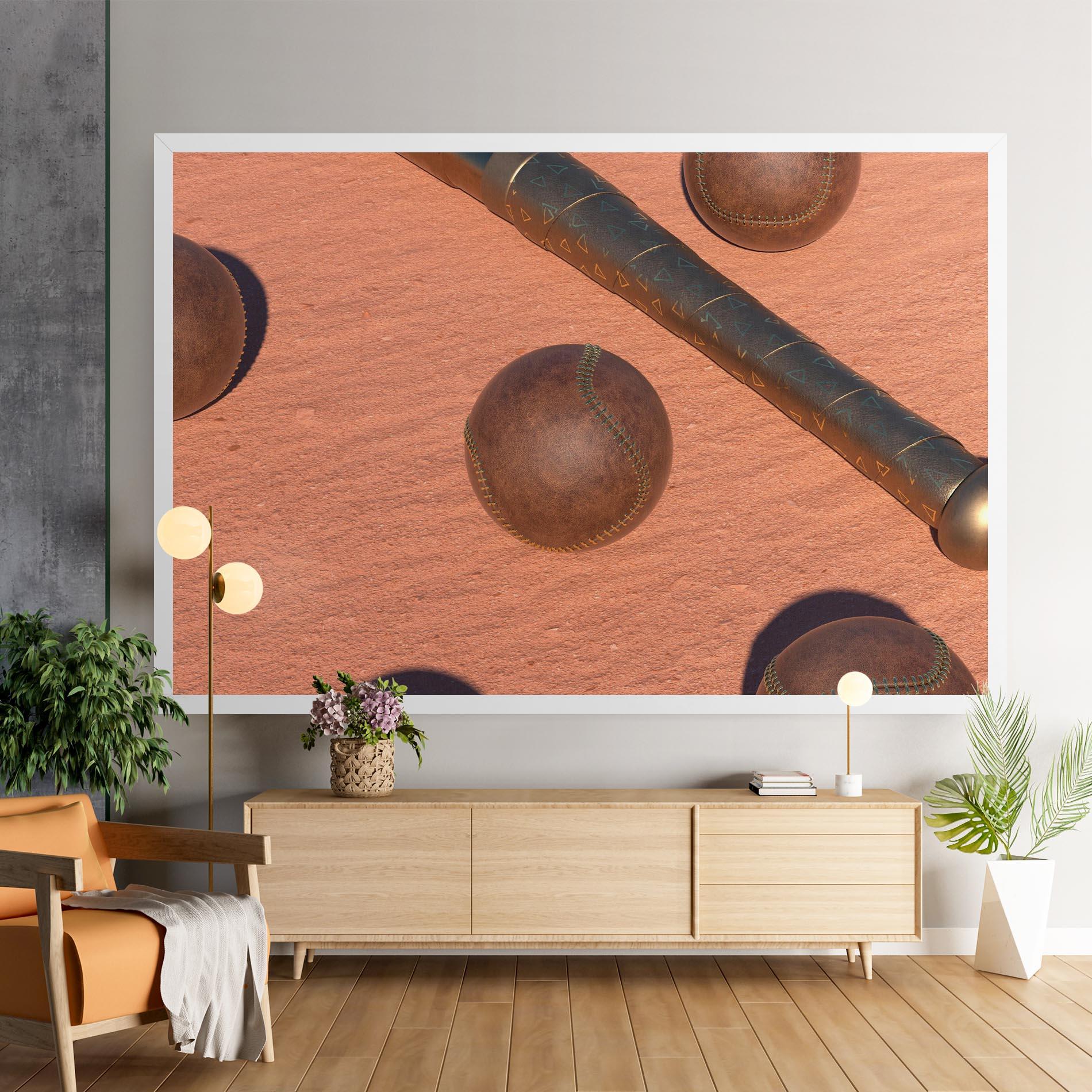 Tablou Canvas Baseball Set On Send mockup 9