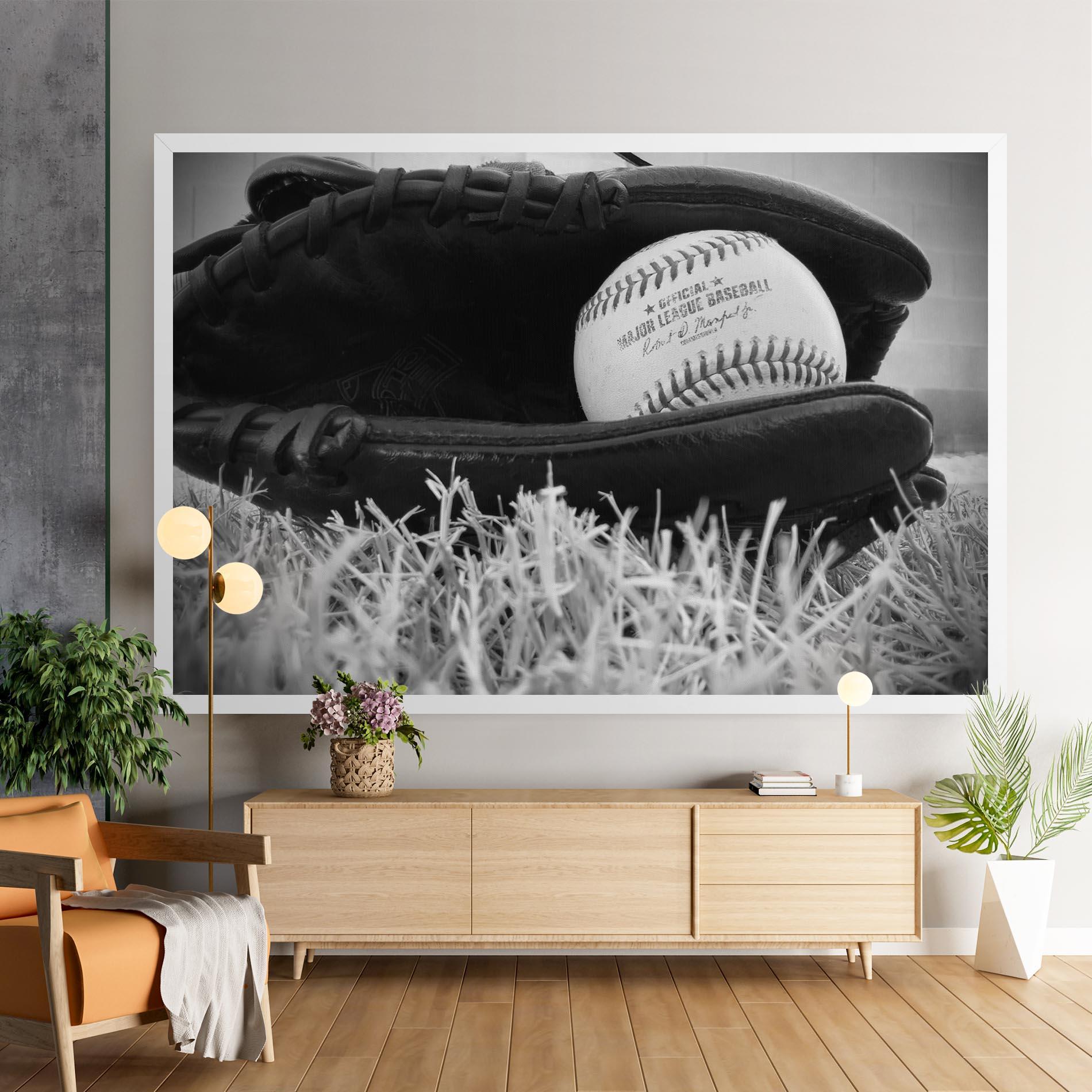 Tablou Canvas Black Baseball Glove mockup 9