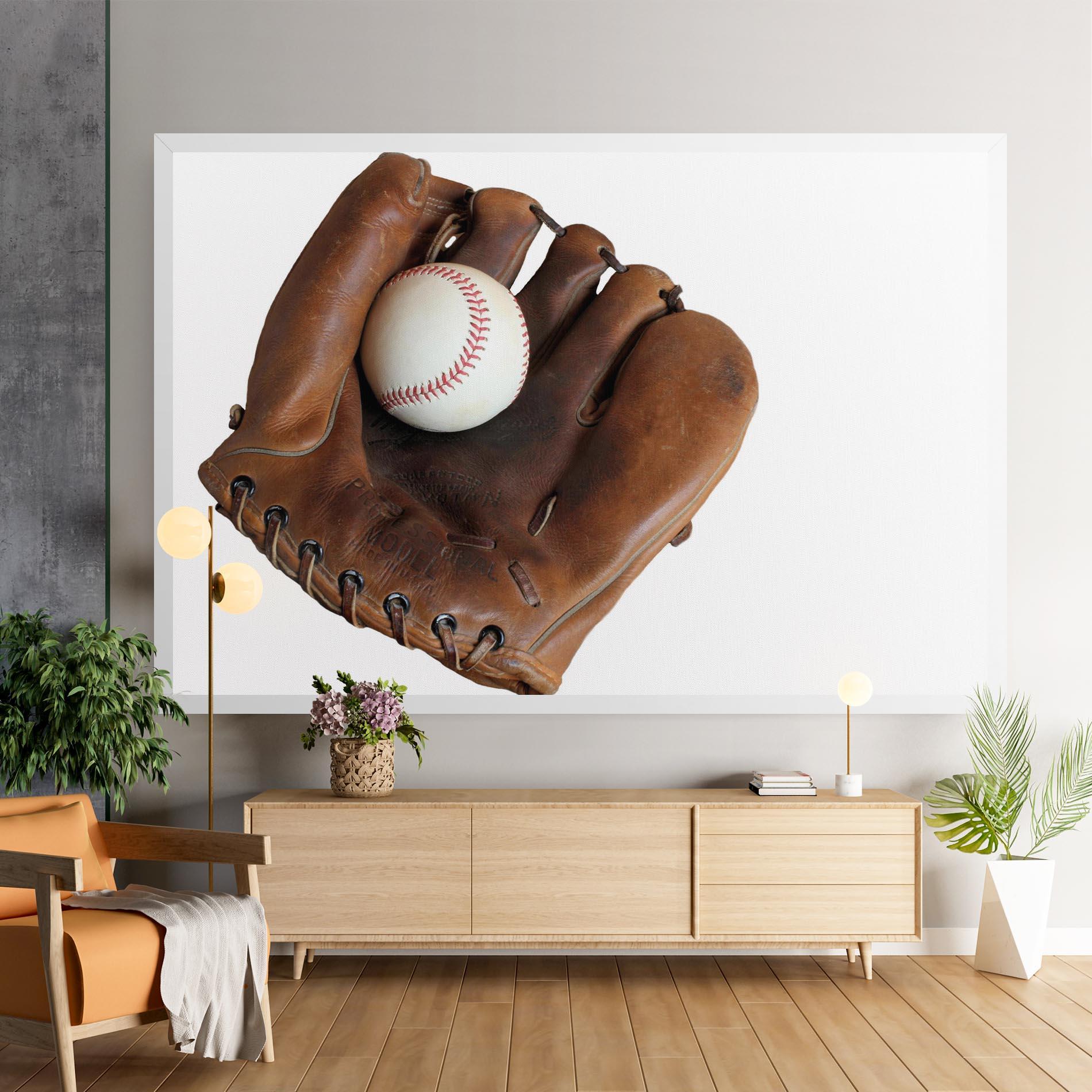 Tablou Canvas Holding Baseball Ball mockup 9
