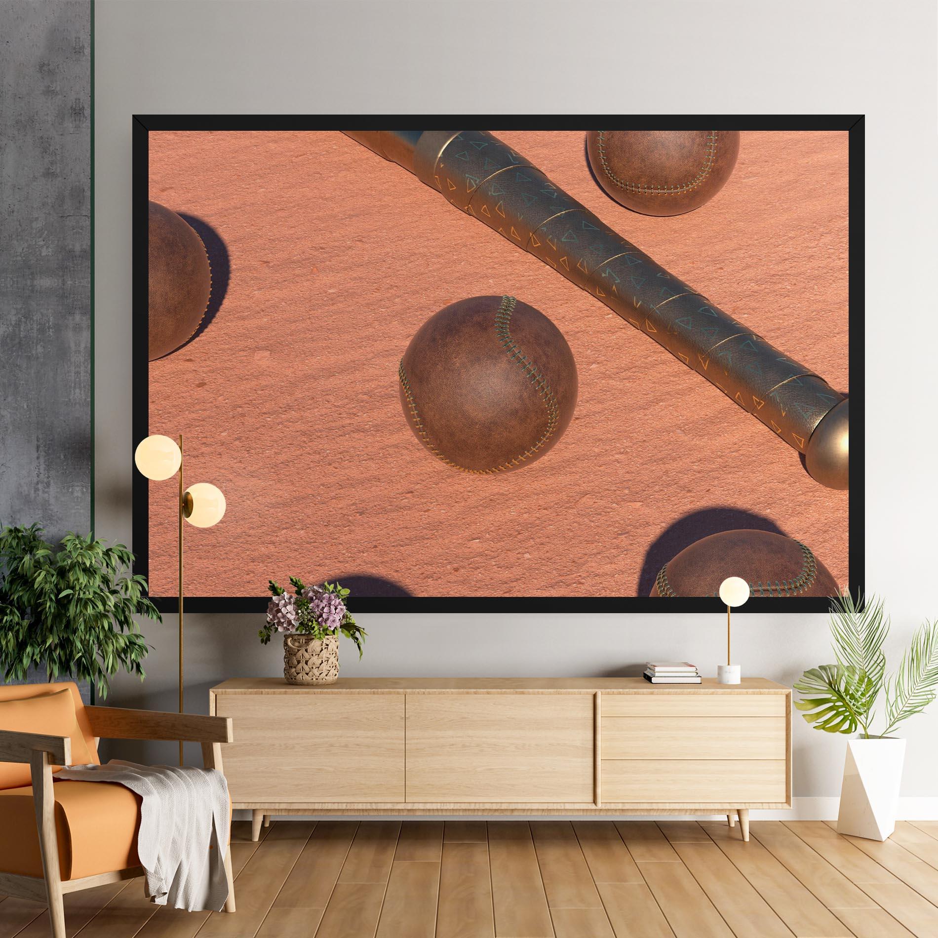 Tablou Canvas Baseball Set On Send mockup 9