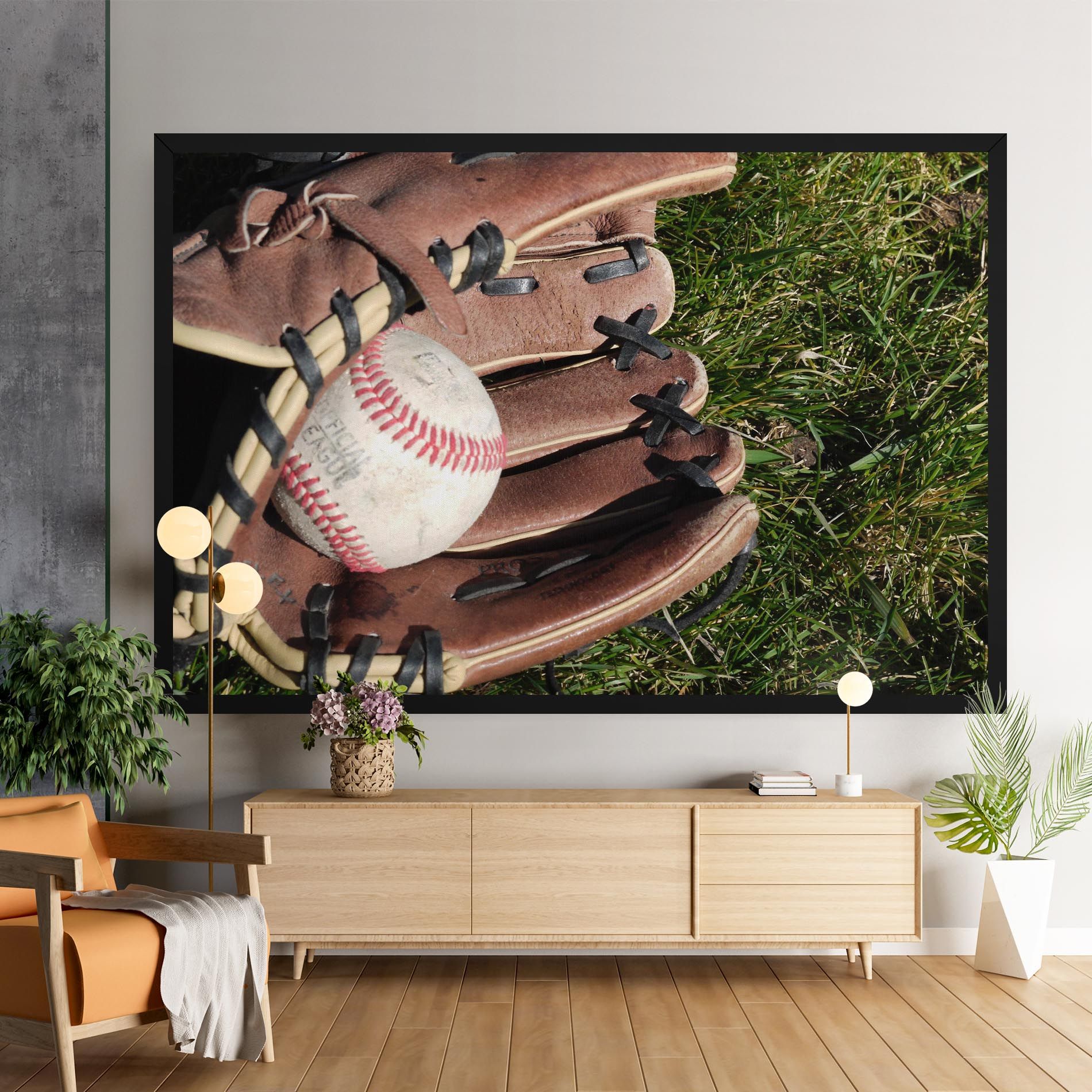 Brown Baseball Glove mockup 9