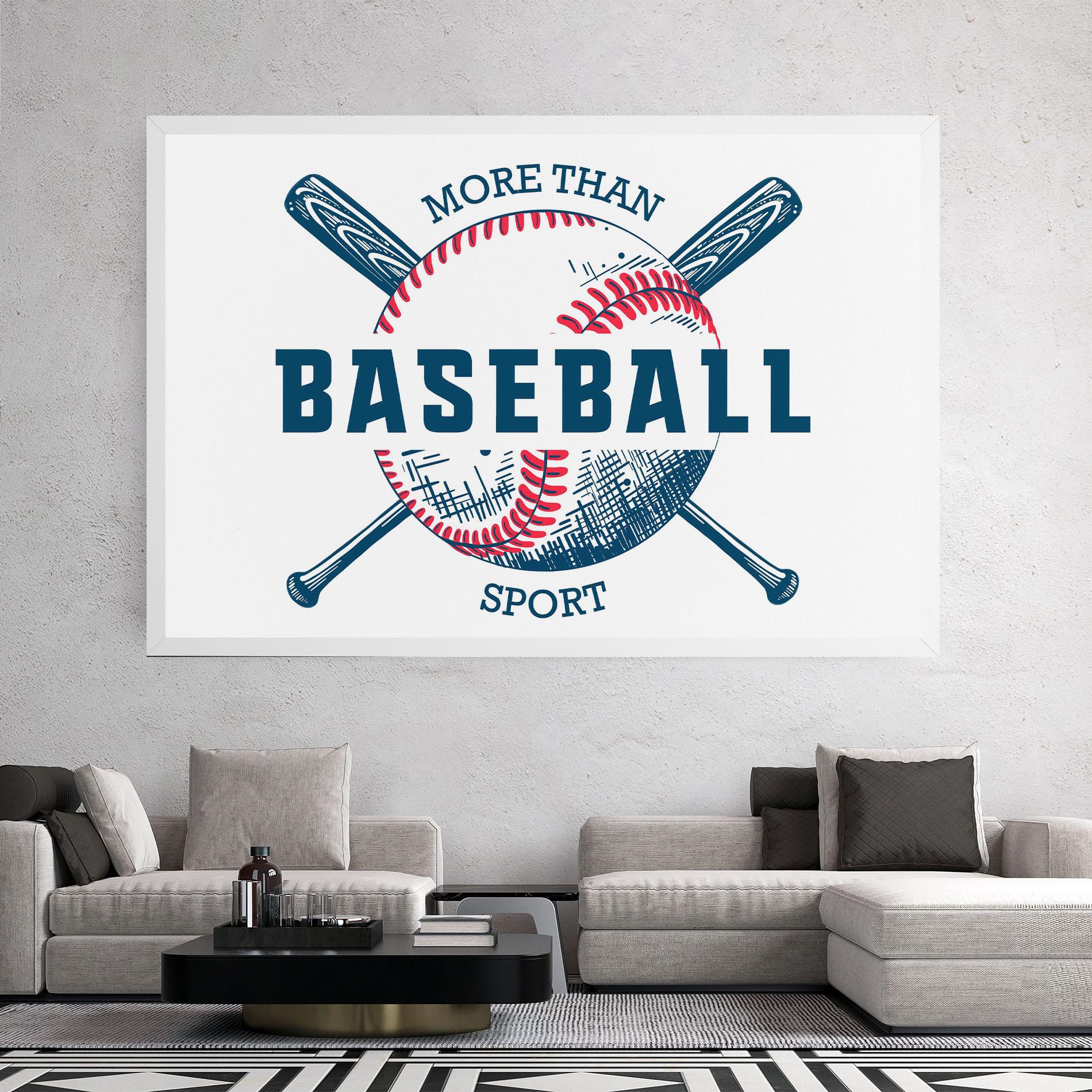 Tablou Canvas Baseball Sport mockup 2