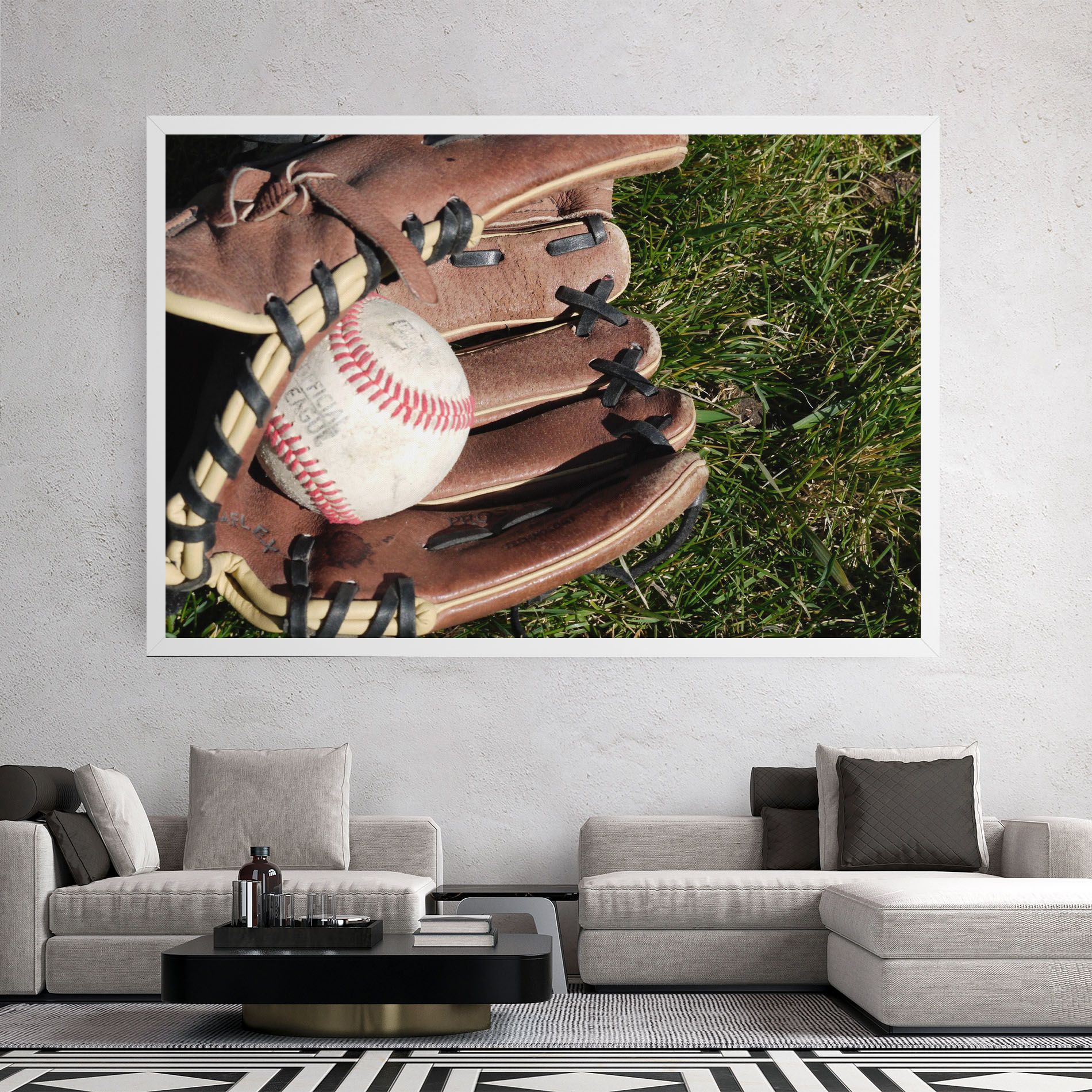 Brown Baseball Glove mockup 2