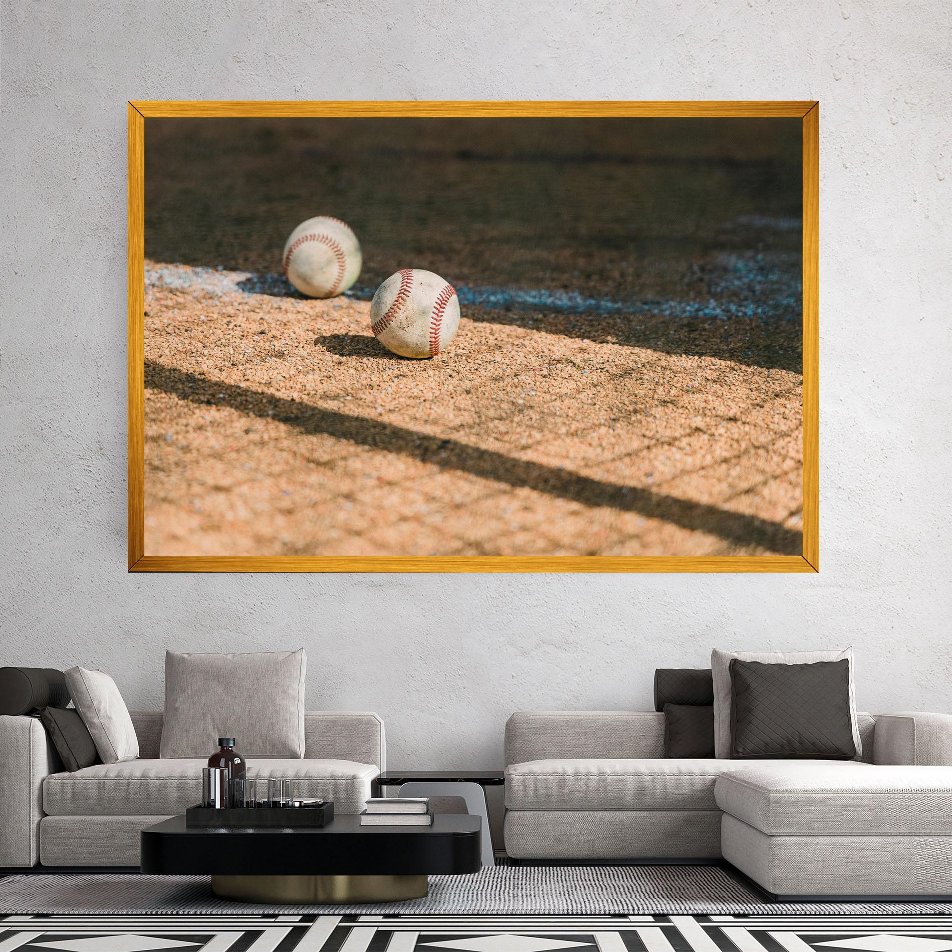 Tablou Canvas Baseball Balls mockup 2