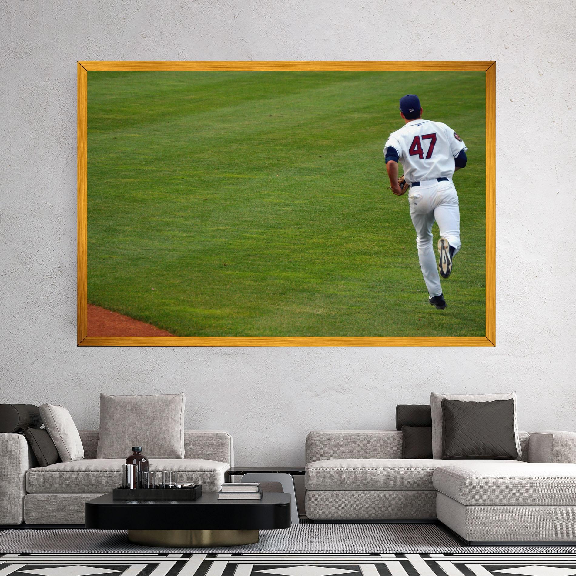 Tablou Canvas Baseball Player mockup 2