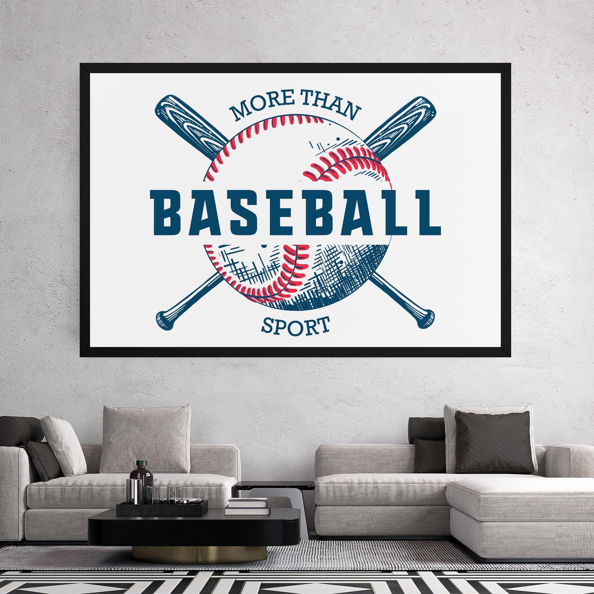 Tablou Canvas Baseball Sport mockup 2