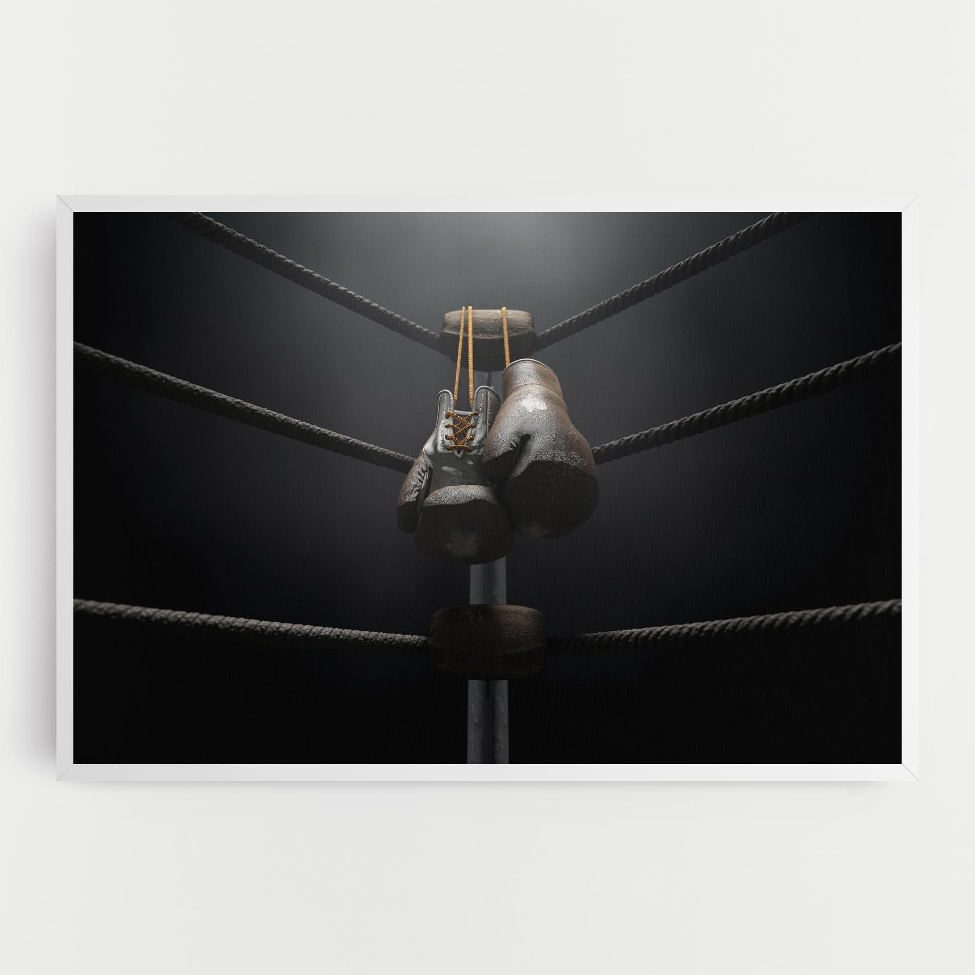 Tablou Canvas Black Boxing Glove mockup 0